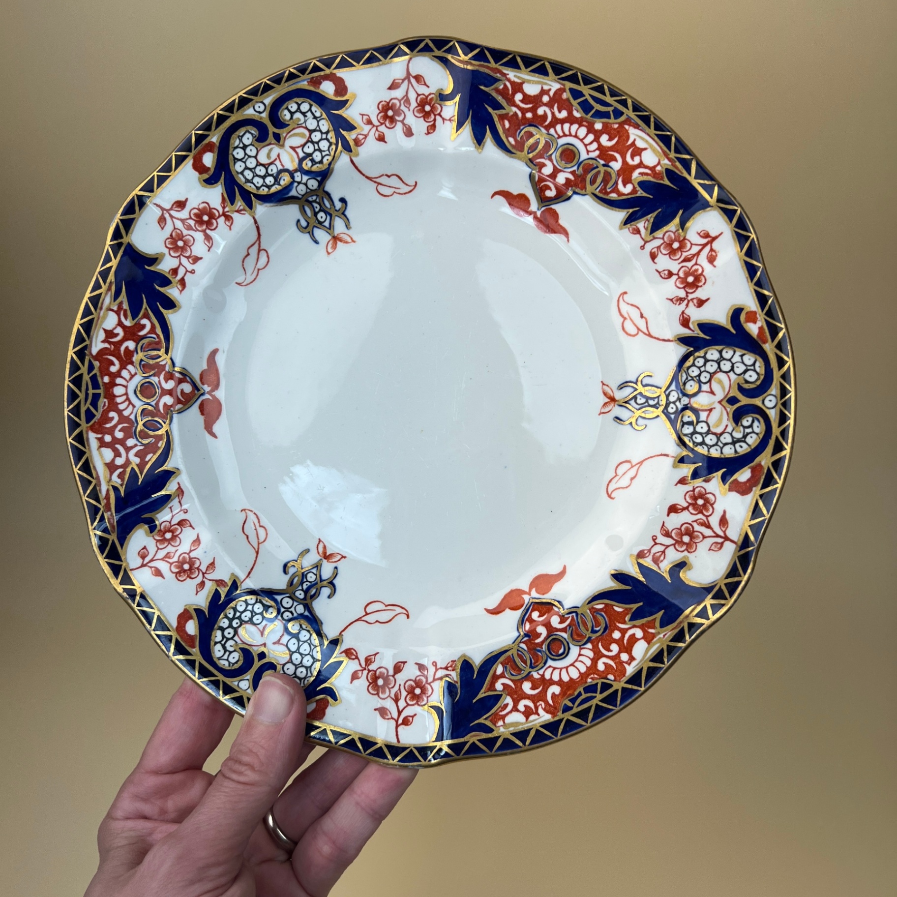 Royal Crown Derby Kings Imari Pattern Antique Plate 8 3/4" - image 5 of 6