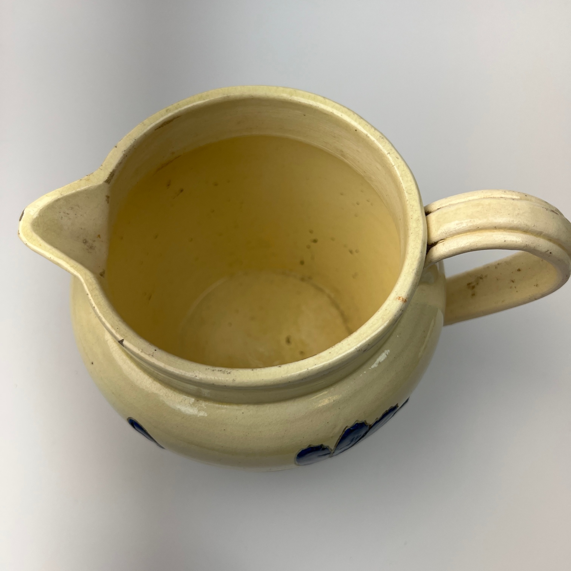 Large Cream Floral Ceramic Jug or Vase French Provincial Shabby Chic  - image 5 of 6