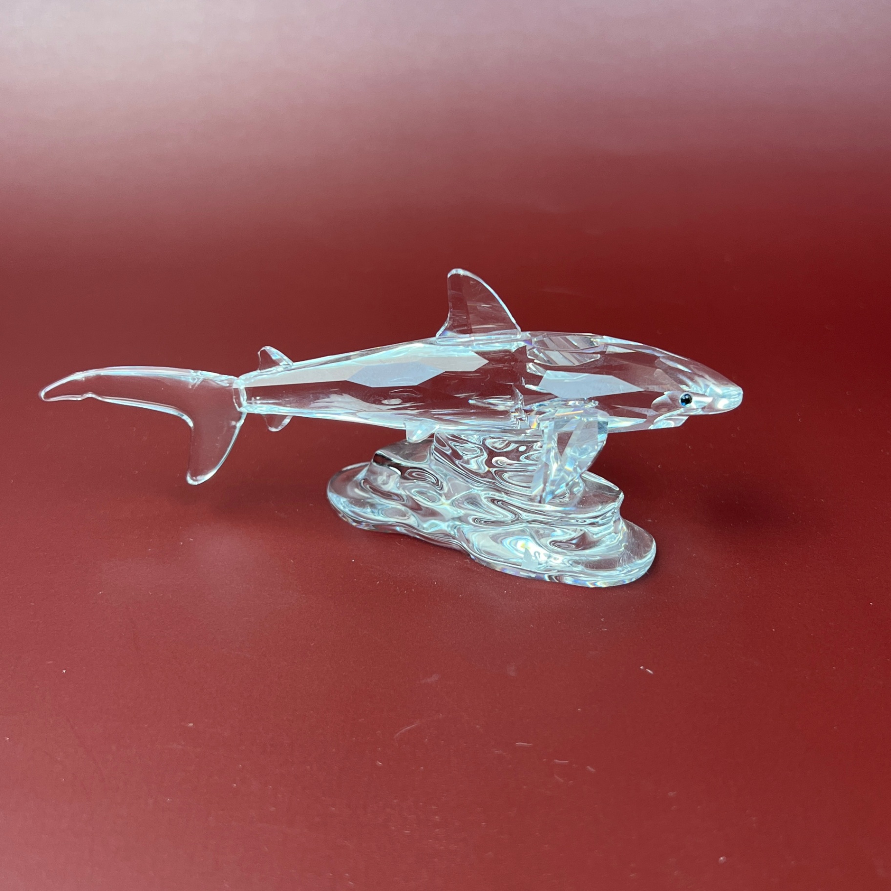 Swarovski Crystal Shark Figurine Missing Tiny Fin  - image 1 of 10