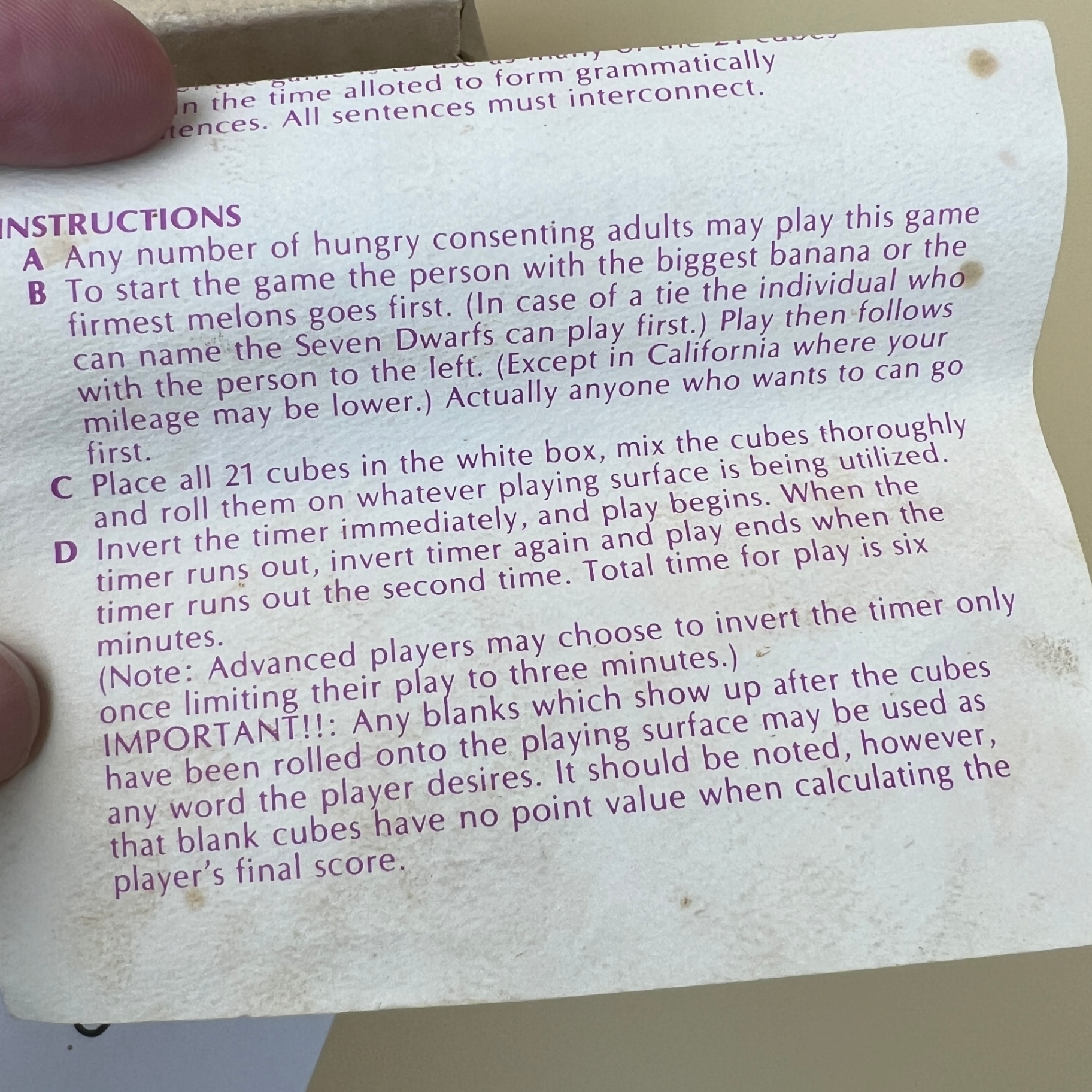 Juicy Words Game Adult Entertainment Dice Naughty Word Play - image 3 of 7