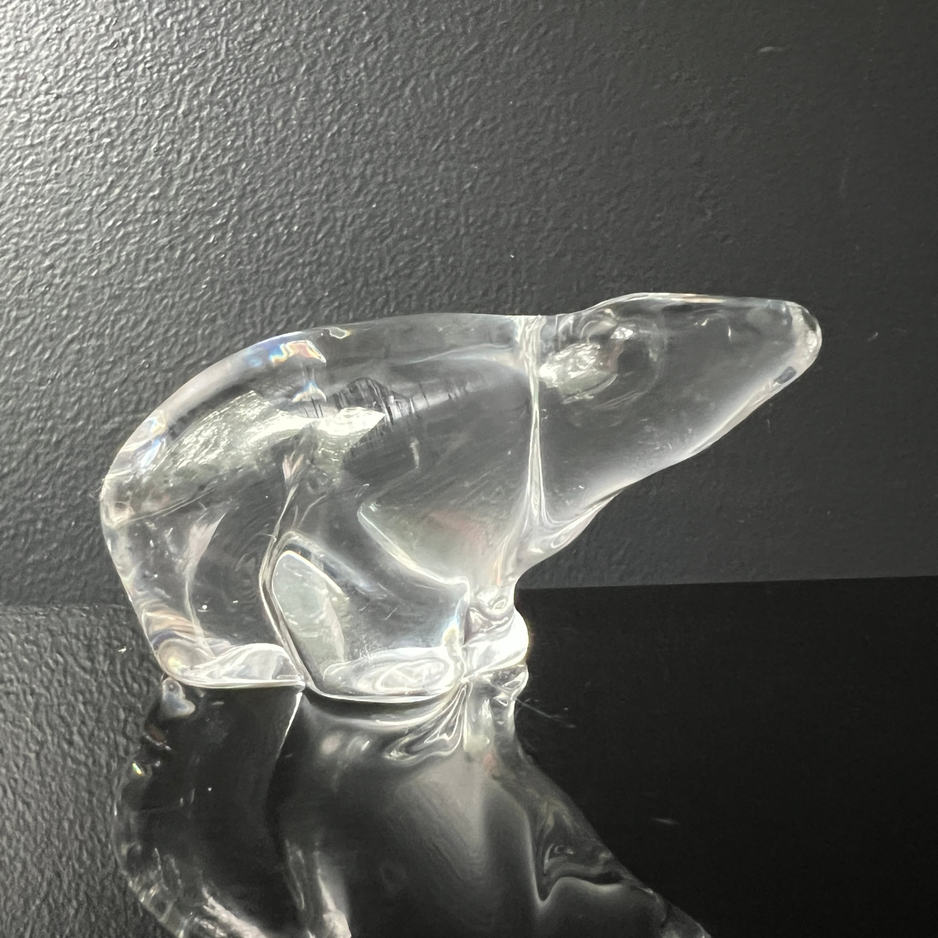 Hadeland Crystal Polar Bear Signed Glassverk Norway Figurine - image 3 of 6