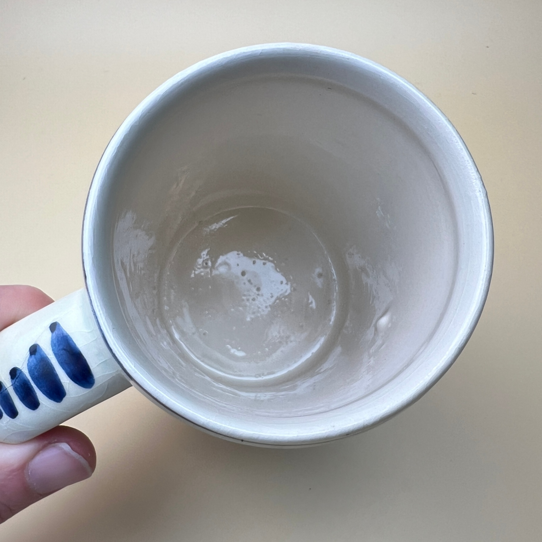 Delft Troost Tobacco Mug Blue and White Ceramic Painted by Hand - image 3 of 6