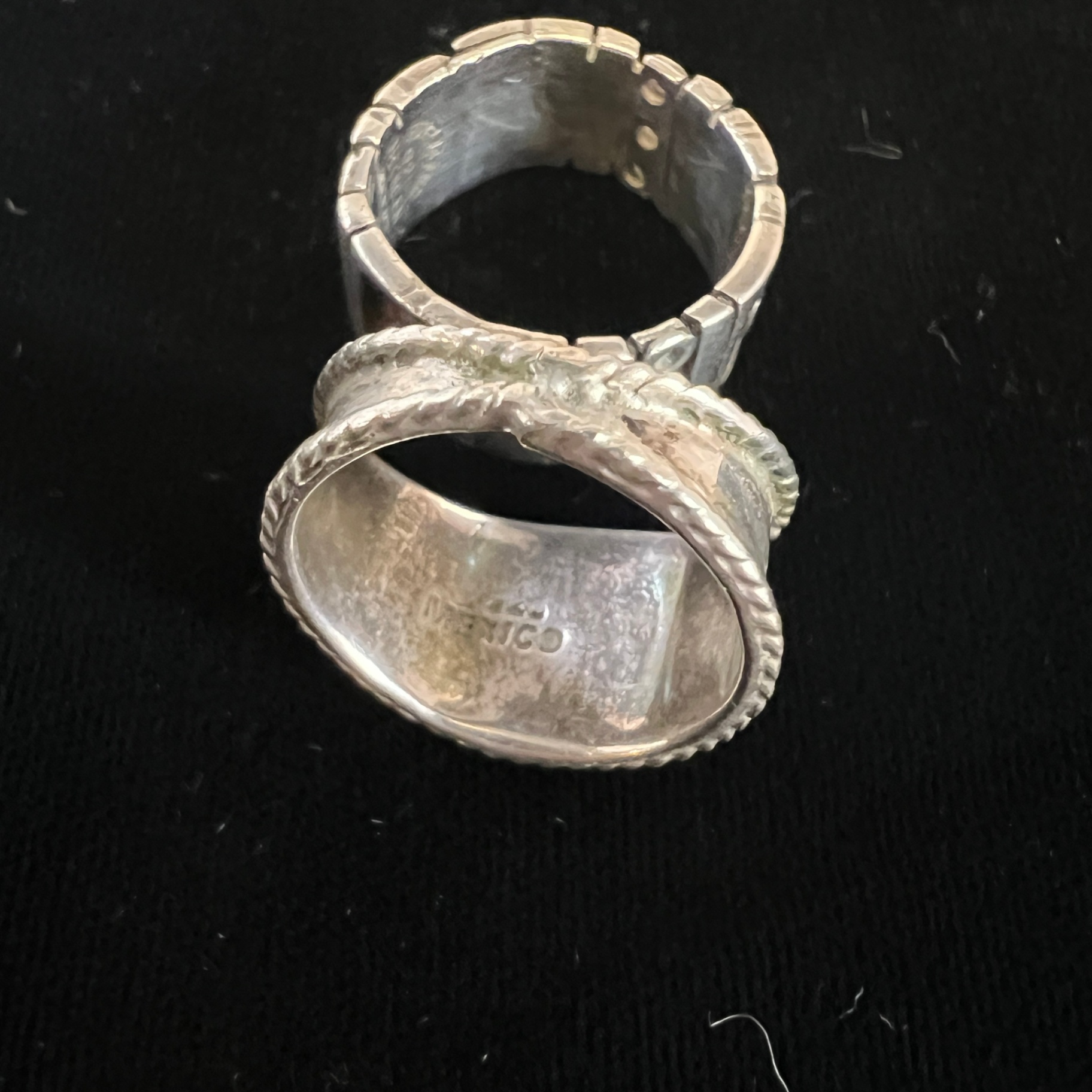 Lot of Sterling Silver Rings Mexico 925 Marked  - image 4 of 6