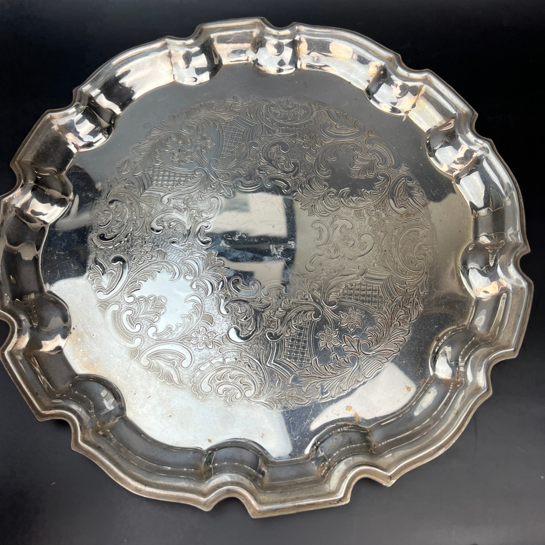 All Canadian Silver Plate Teapot, Tray, Cream and Sugar - image 8 of 9