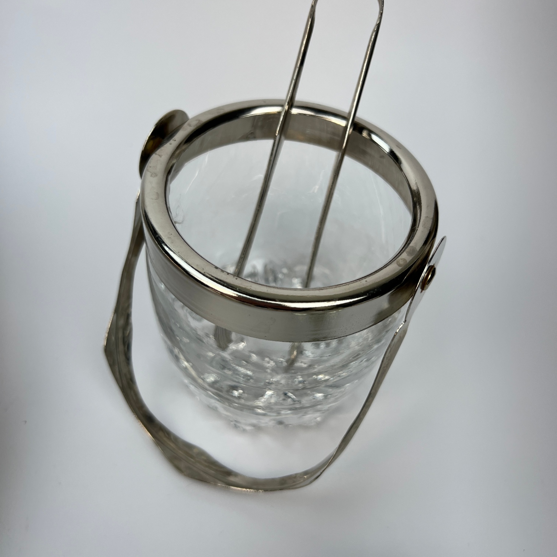 More Silver Plated and Glass Serving Items Gravy Boat Sugar Shaker Footed Plate  - image 5 of 6