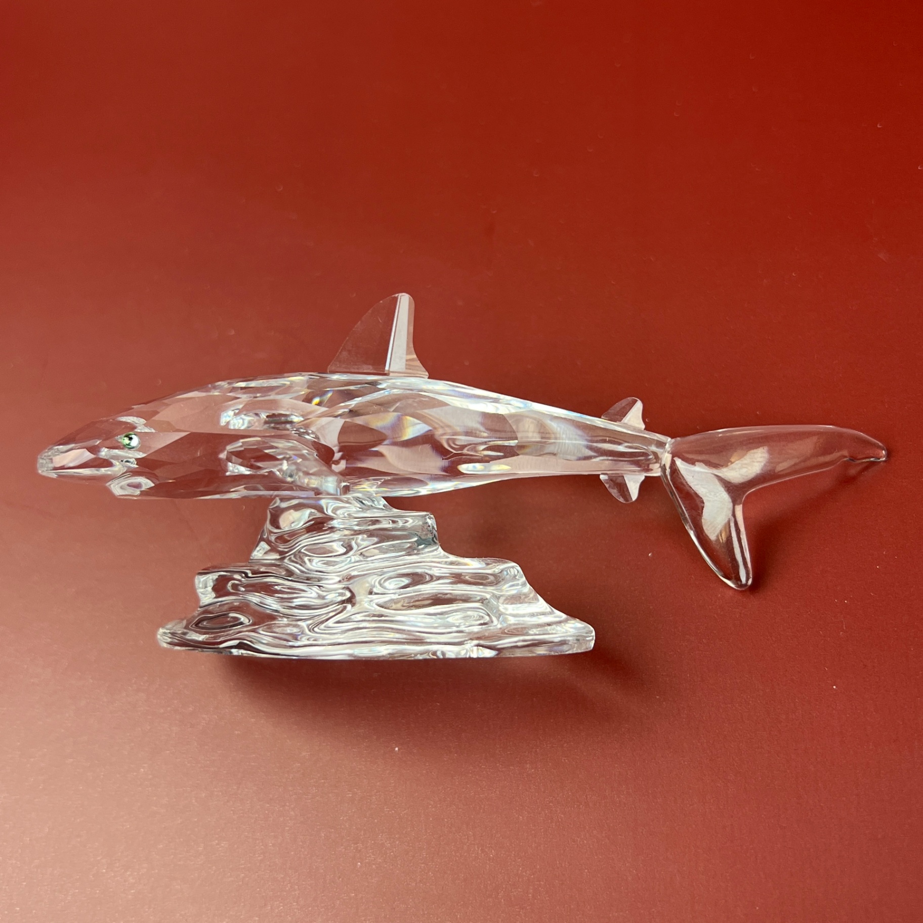 Swarovski Crystal Shark Figurine Missing Tiny Fin  - image 3 of 10