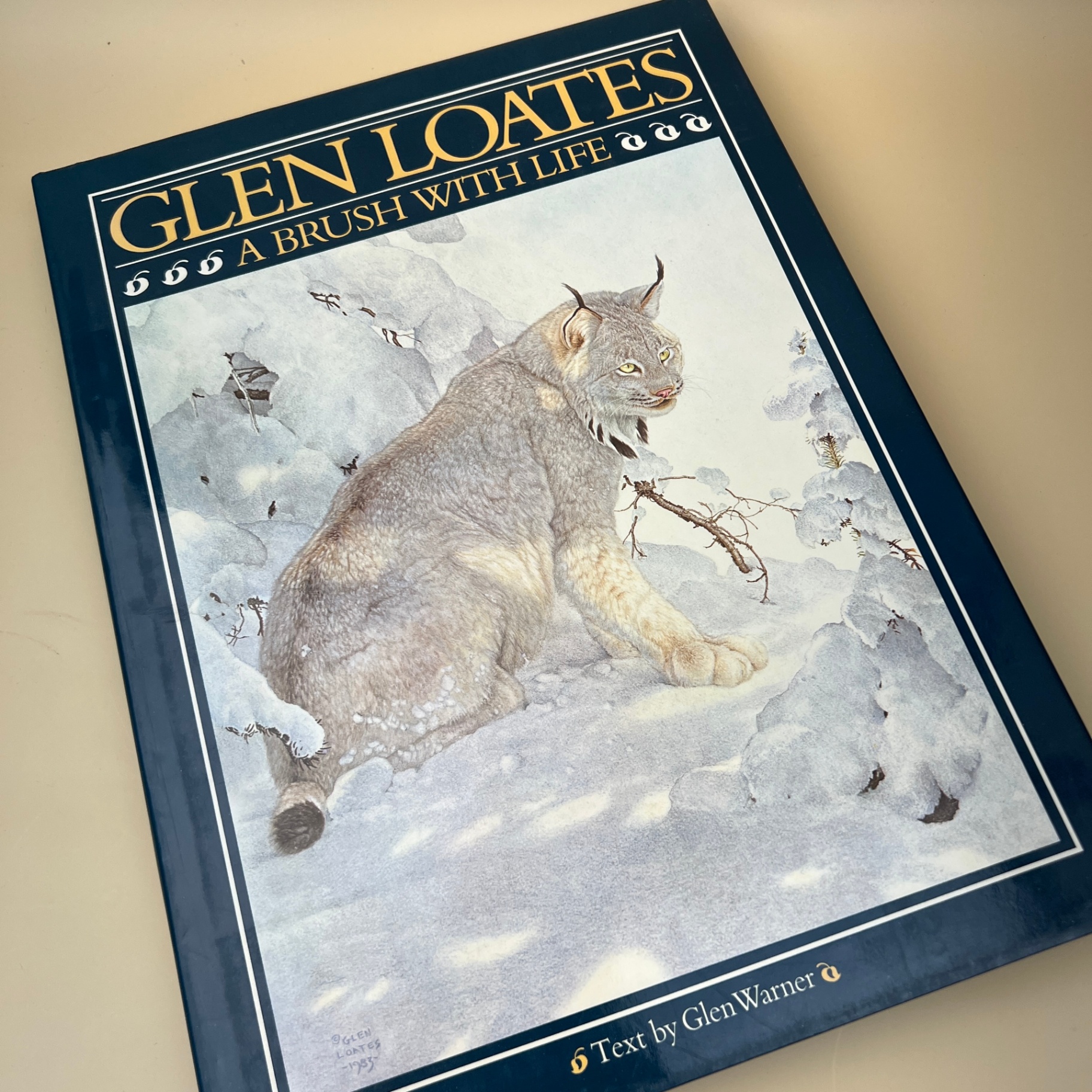 Glen Loates a Brush With Life Large Book Hardcover Wildlife Art - image 1 of 10