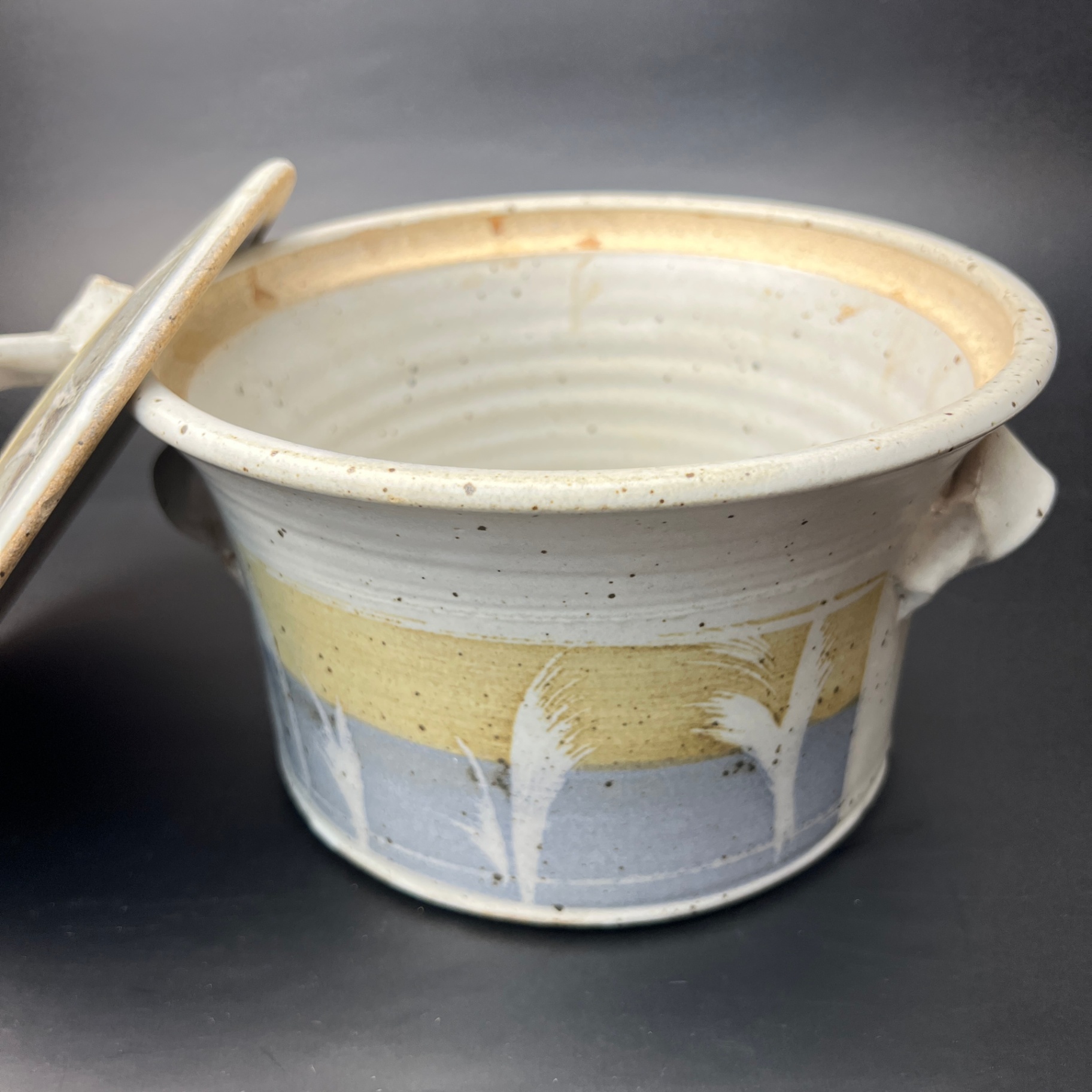Woodside Studio Pottery Covered Casserole Earthy Pot With Lid Canadian - image 3 of 8