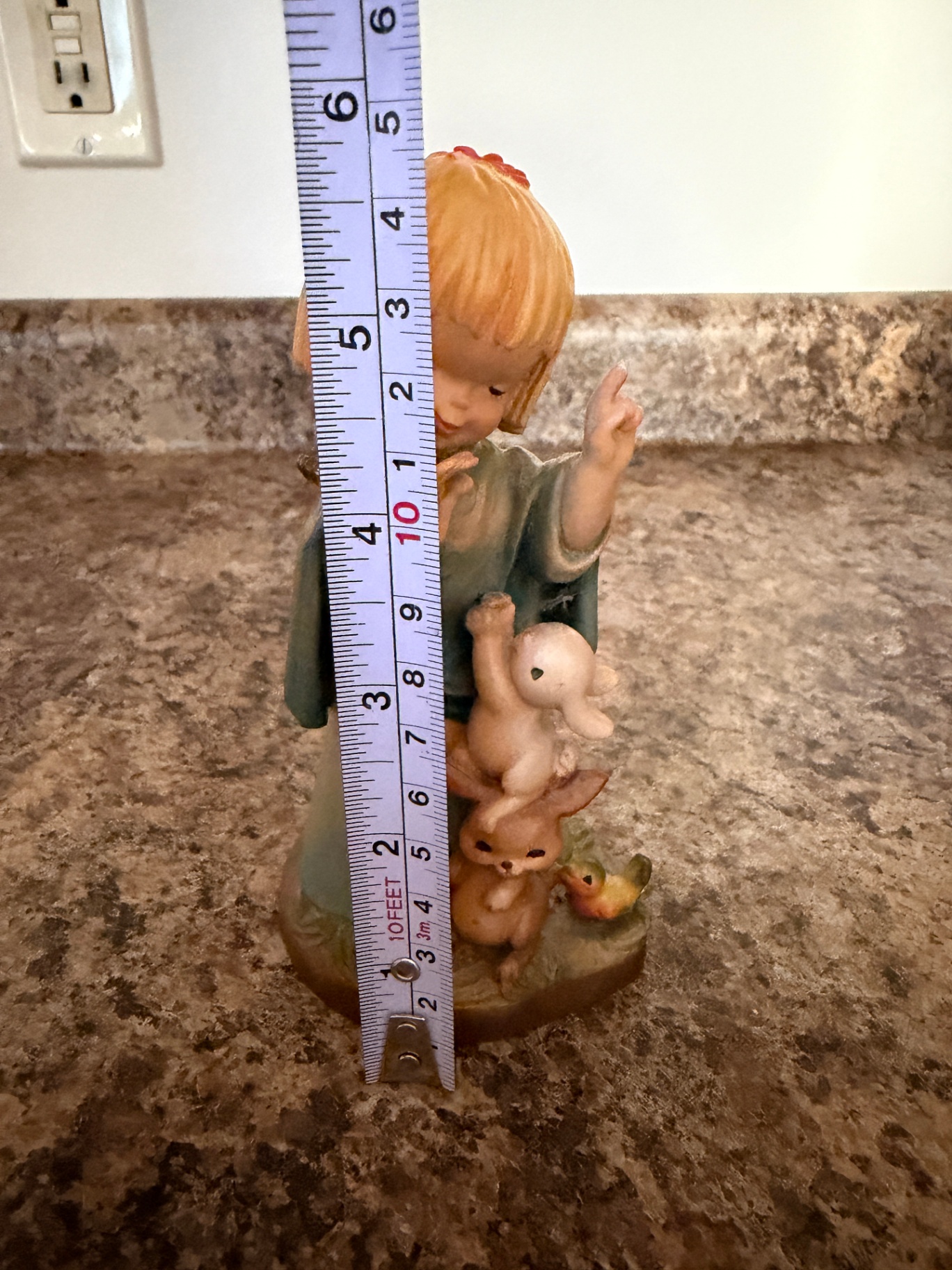 ANRI "Talking to the Animals" Wooden Figurine - image 3 of 5