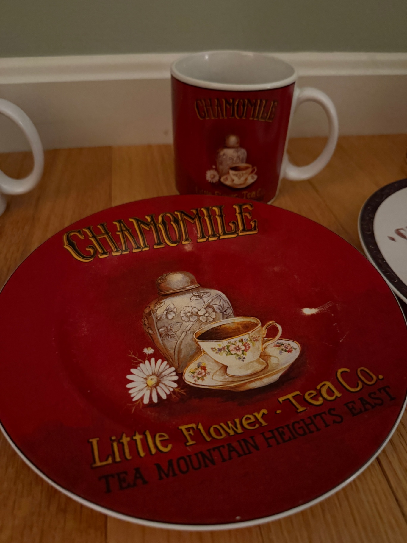 Lot of Sakura" Coffee Break" Mugs and Plates - image 8 of 14