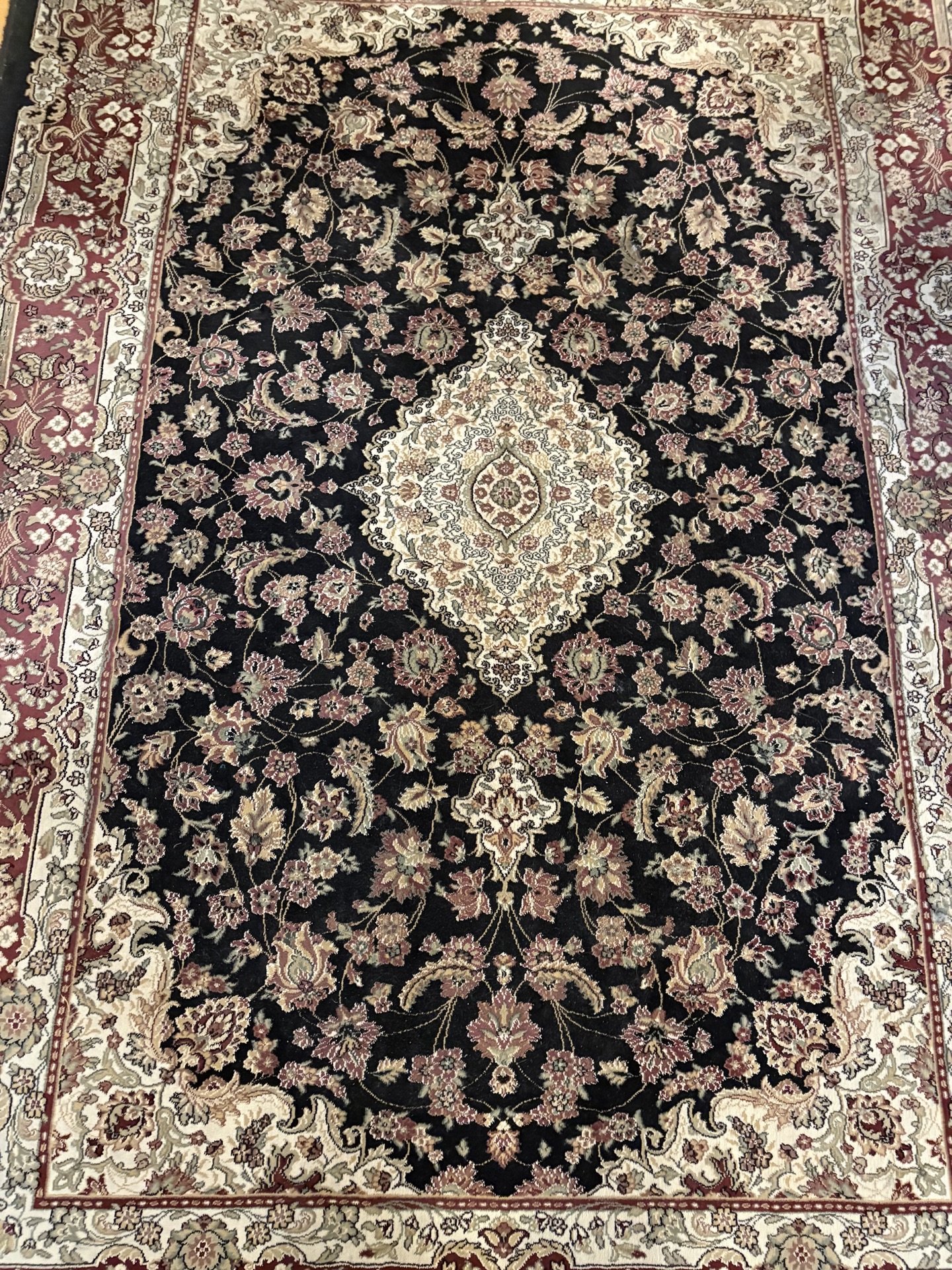Persian-style Tabriz Rug - image 2 of 2