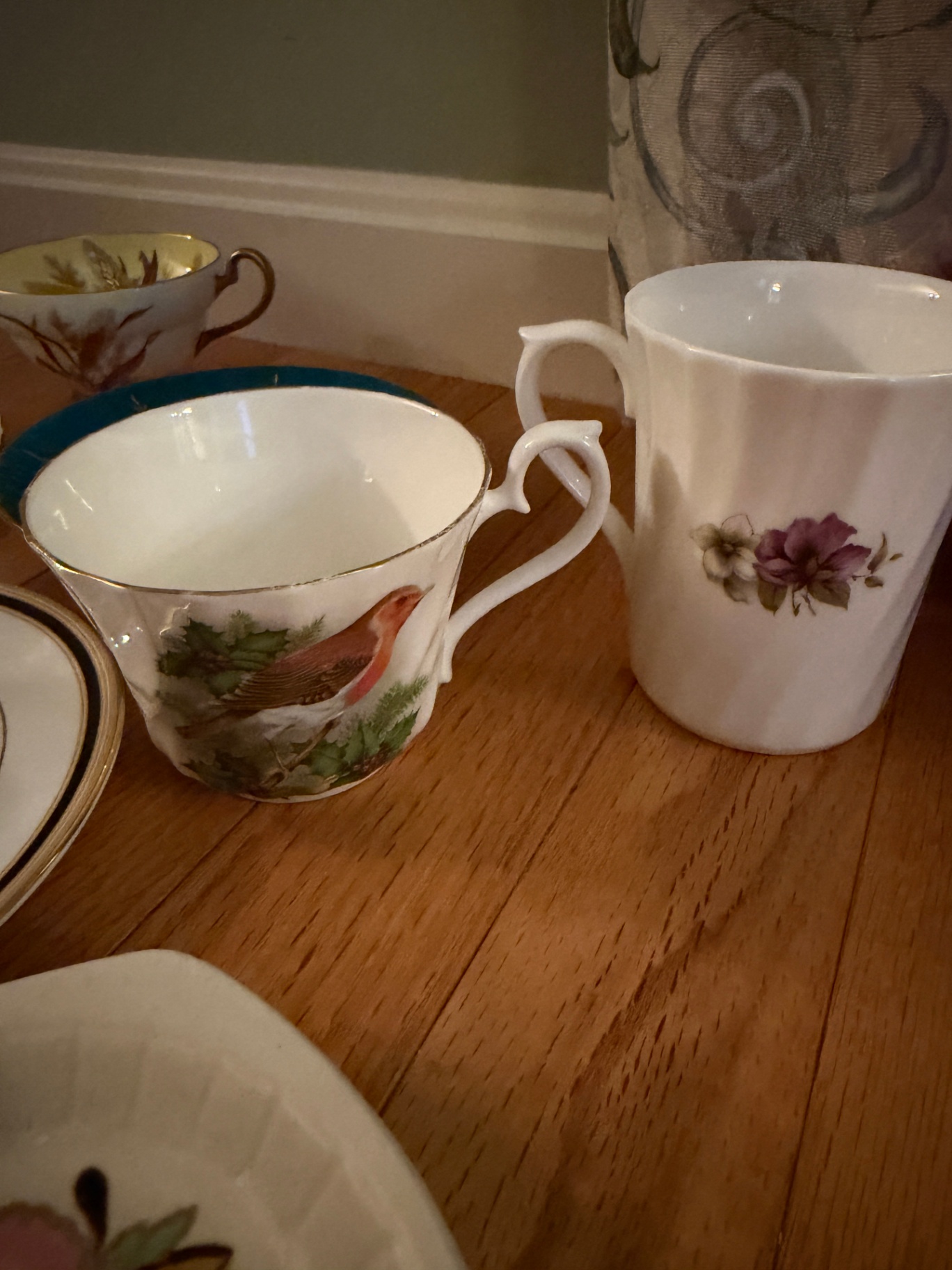 Lot of Random Teacups and Saucers Some Bone China - image 2 of 13