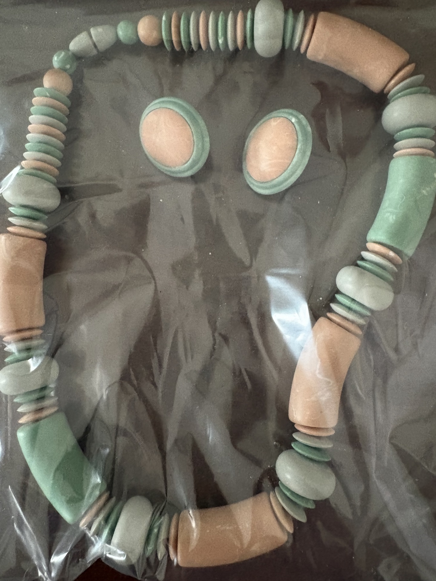 Pastel Beaded Necklace - Costume Jewelry - image 1 of 1