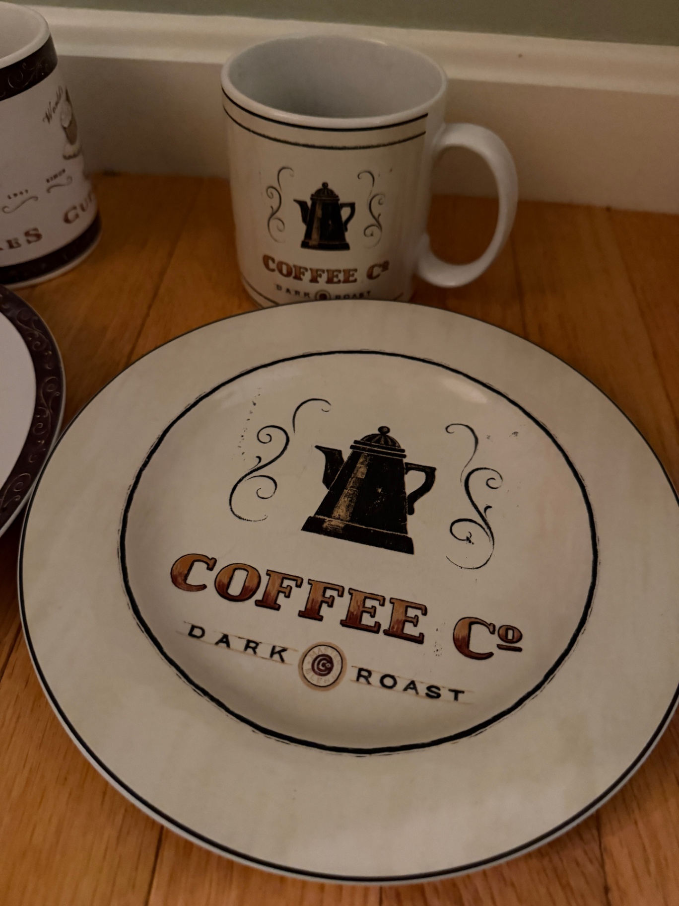 Lot of Sakura" Coffee Break" Mugs and Plates - image 11 of 14