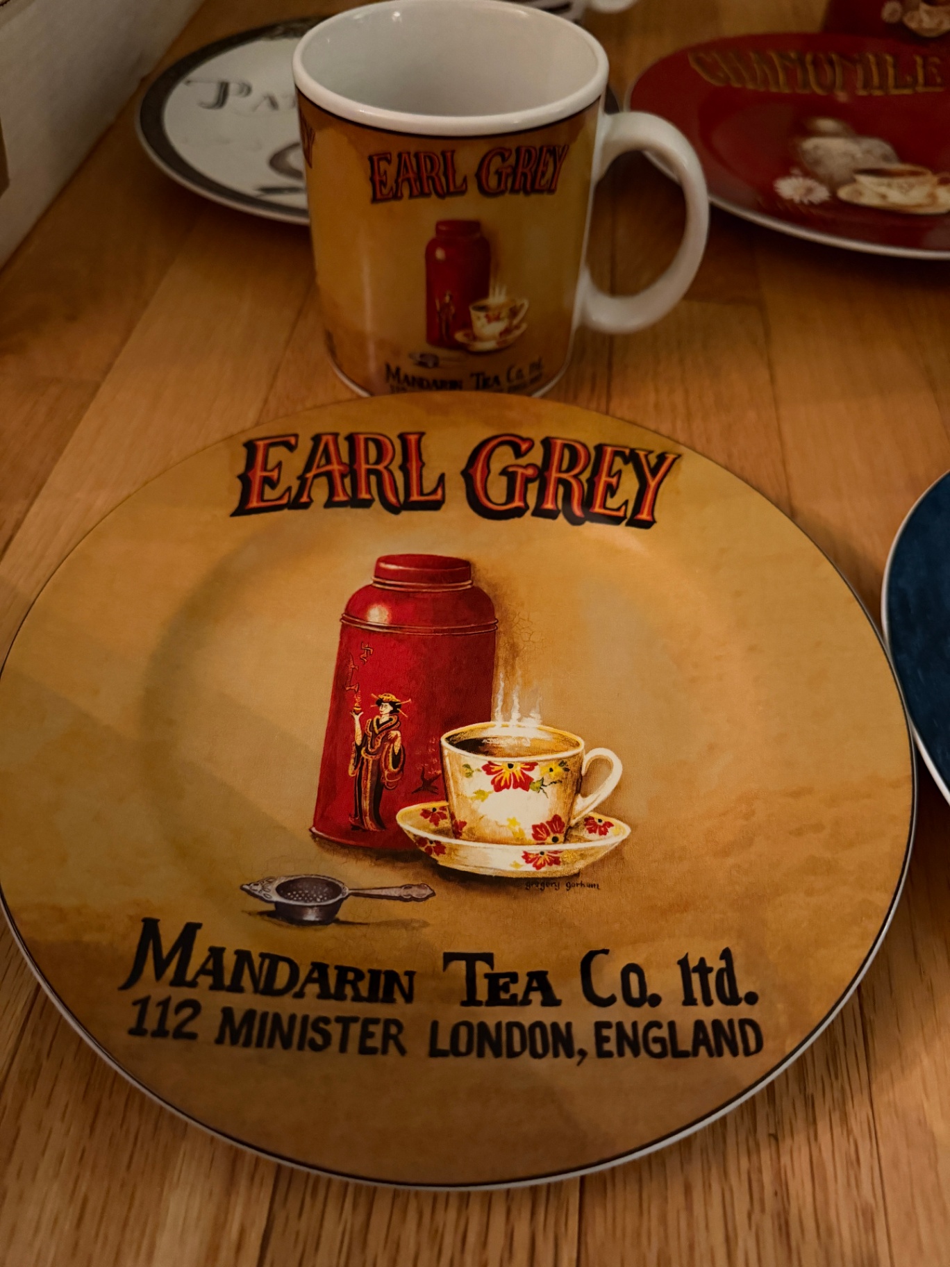 Lot of Sakura" Coffee Break" Mugs and Plates - image 7 of 14