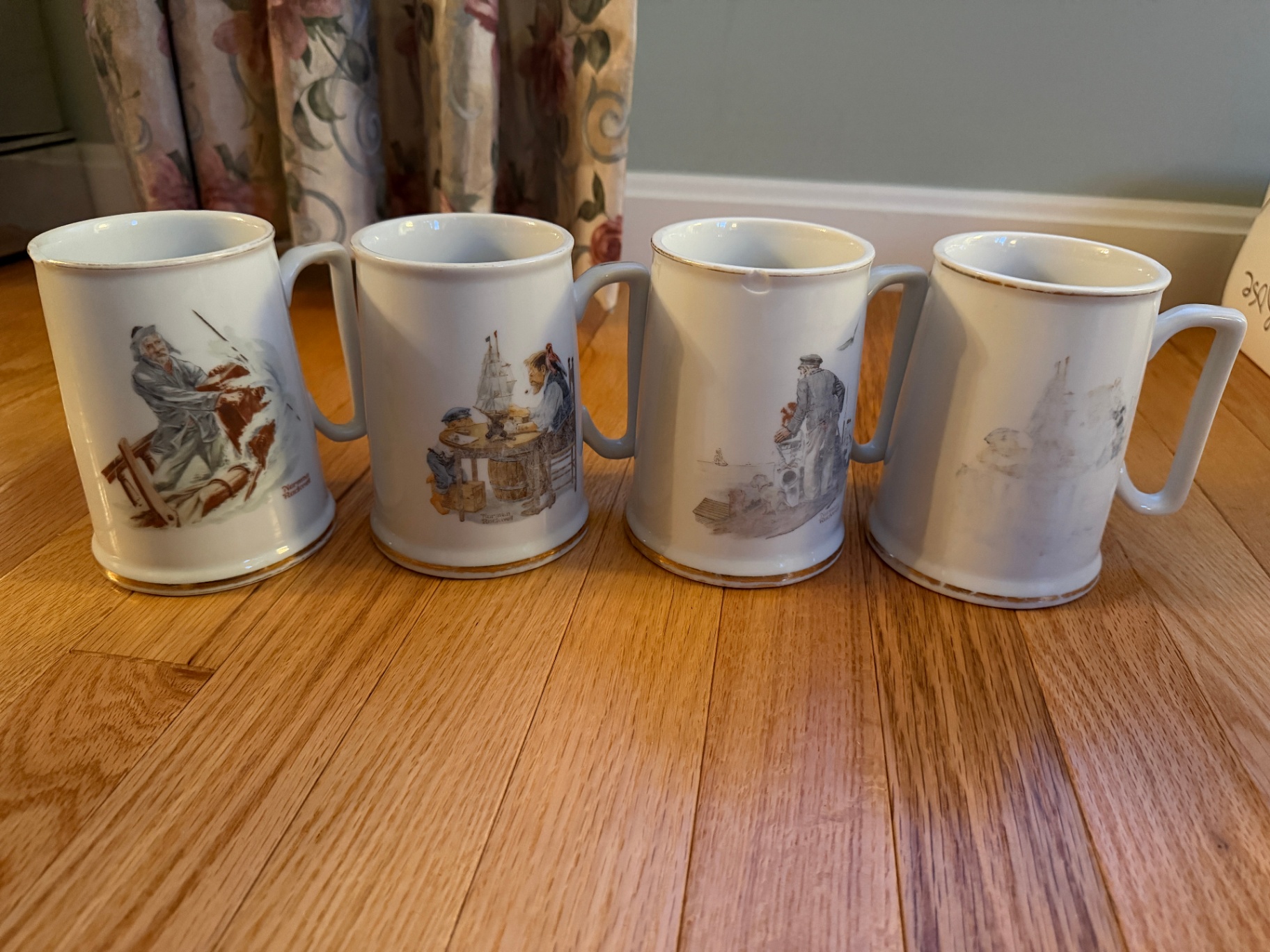 The Seafarer's Tankard Collection Mugs Norman Rockwell - image 1 of 10