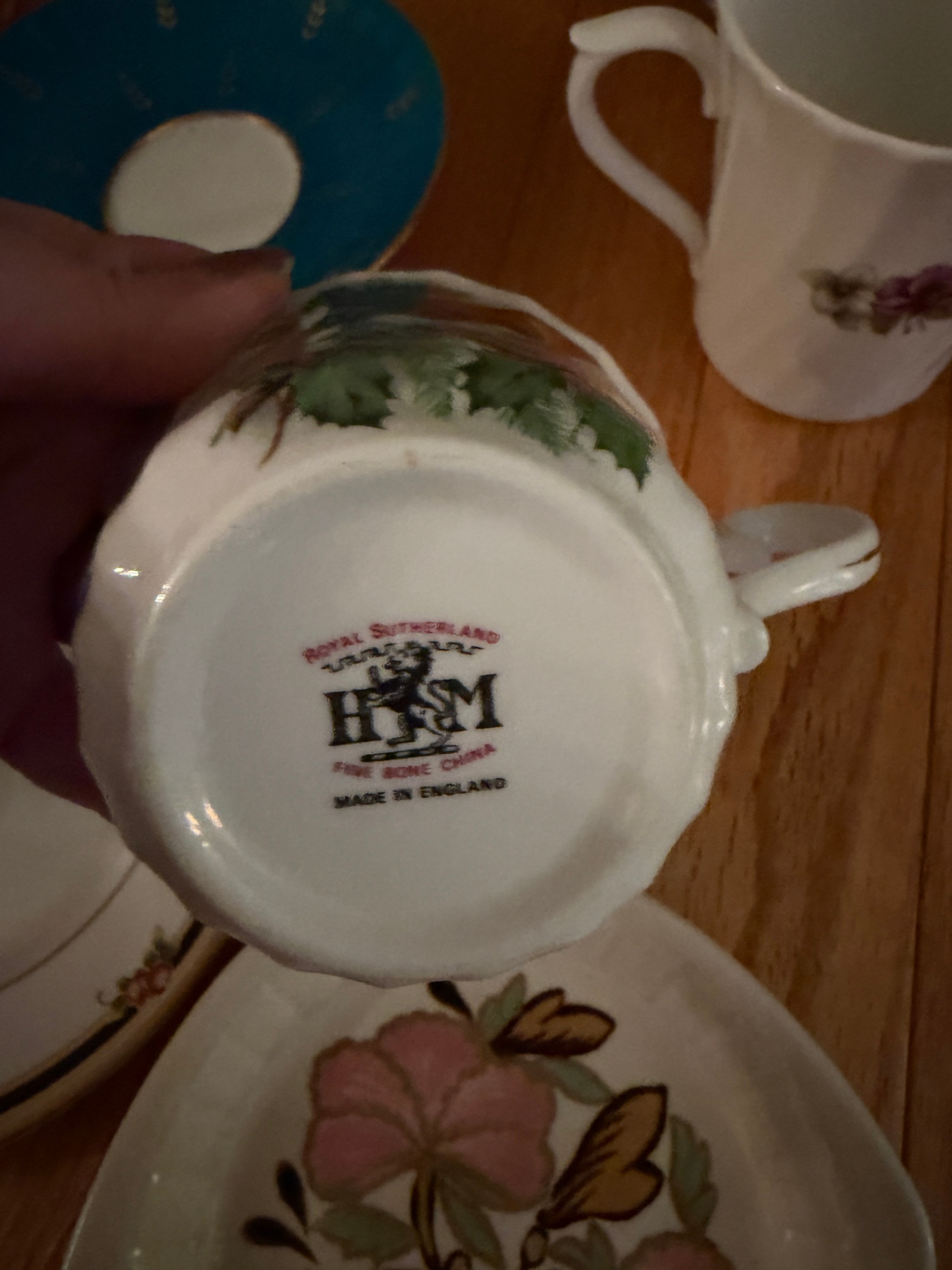 Lot of Random Teacups and Saucers Some Bone China - image 7 of 13