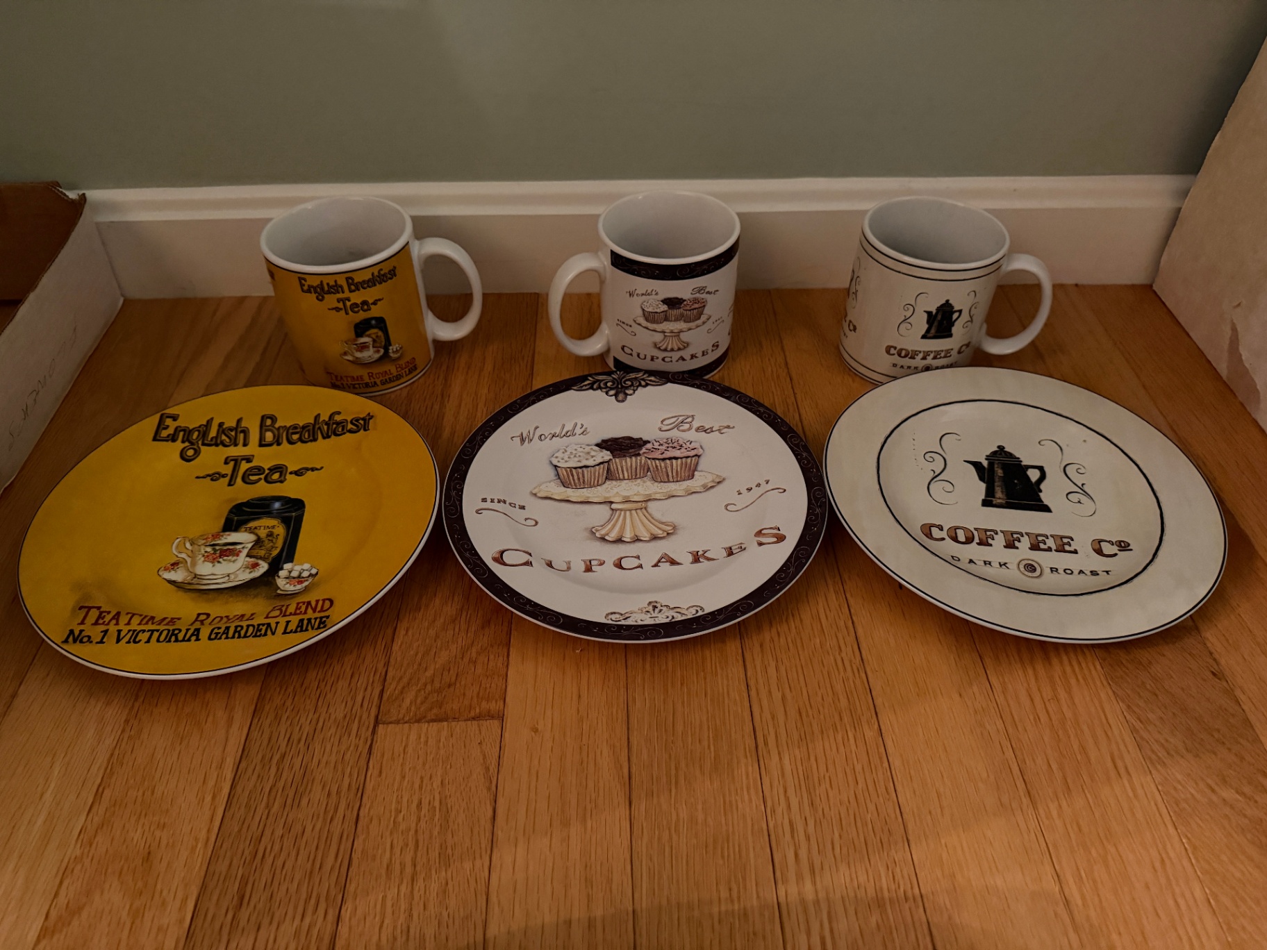 Lot of Sakura" Coffee Break" Mugs and Plates - image 10 of 14