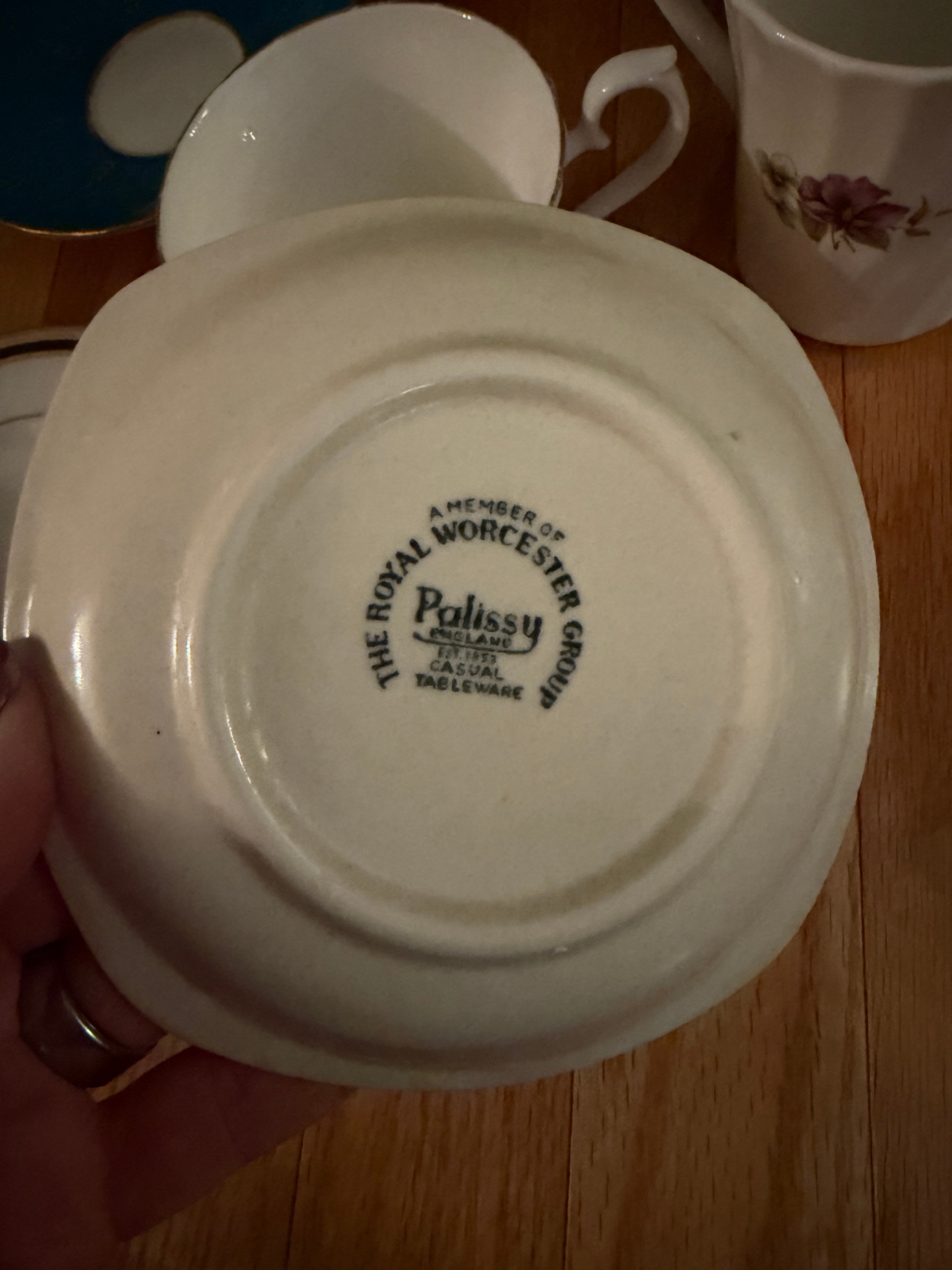 Lot of Random Teacups and Saucers Some Bone China - image 13 of 13