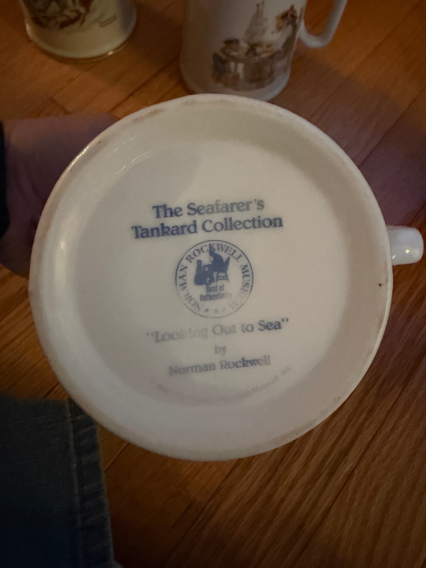 The Seafarer's Tankard Collection Mugs Norman Rockwell - image 9 of 10