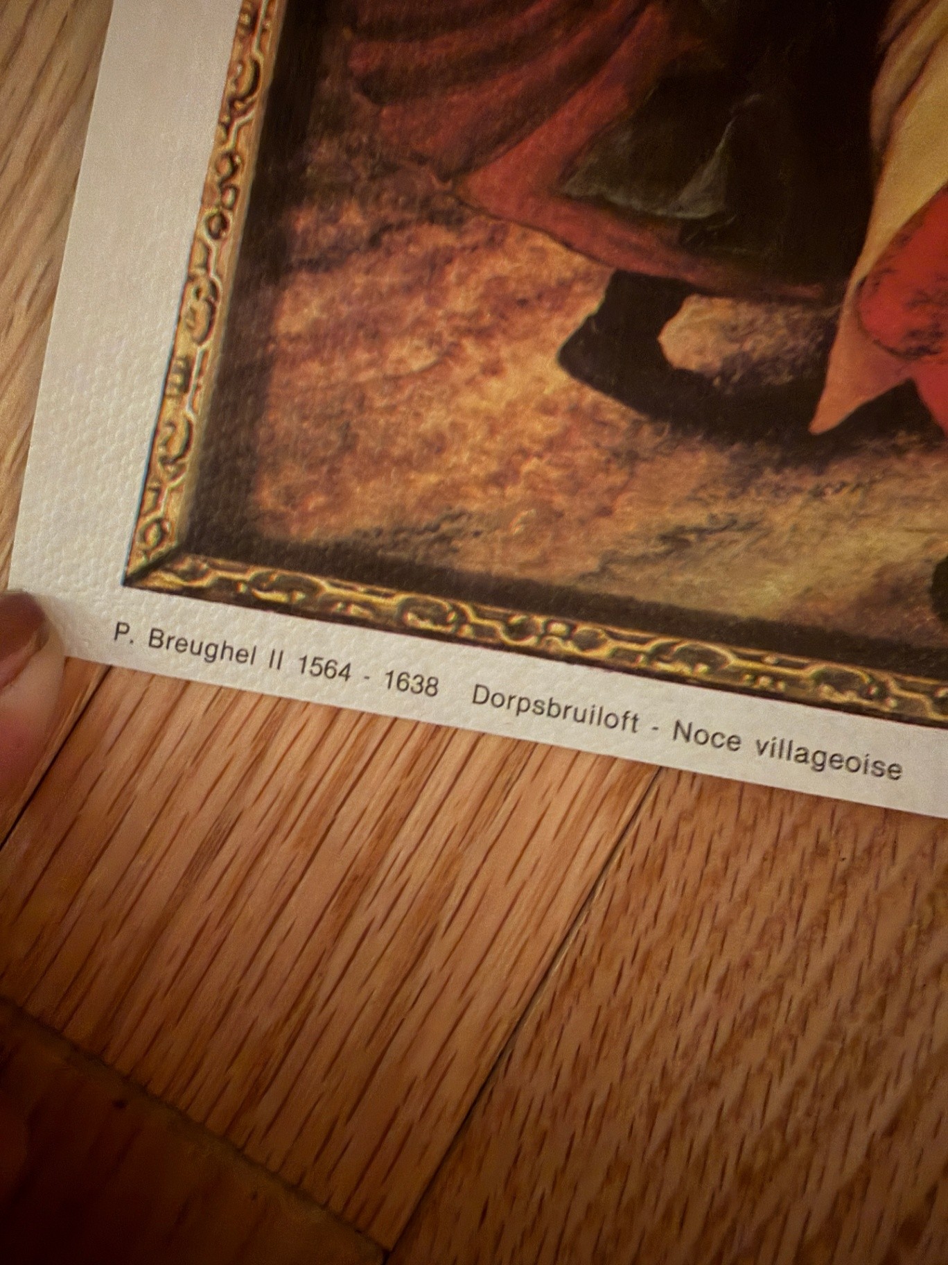 Print Reproduction of "The Wedding Dance" from 1566 - image 3 of 3