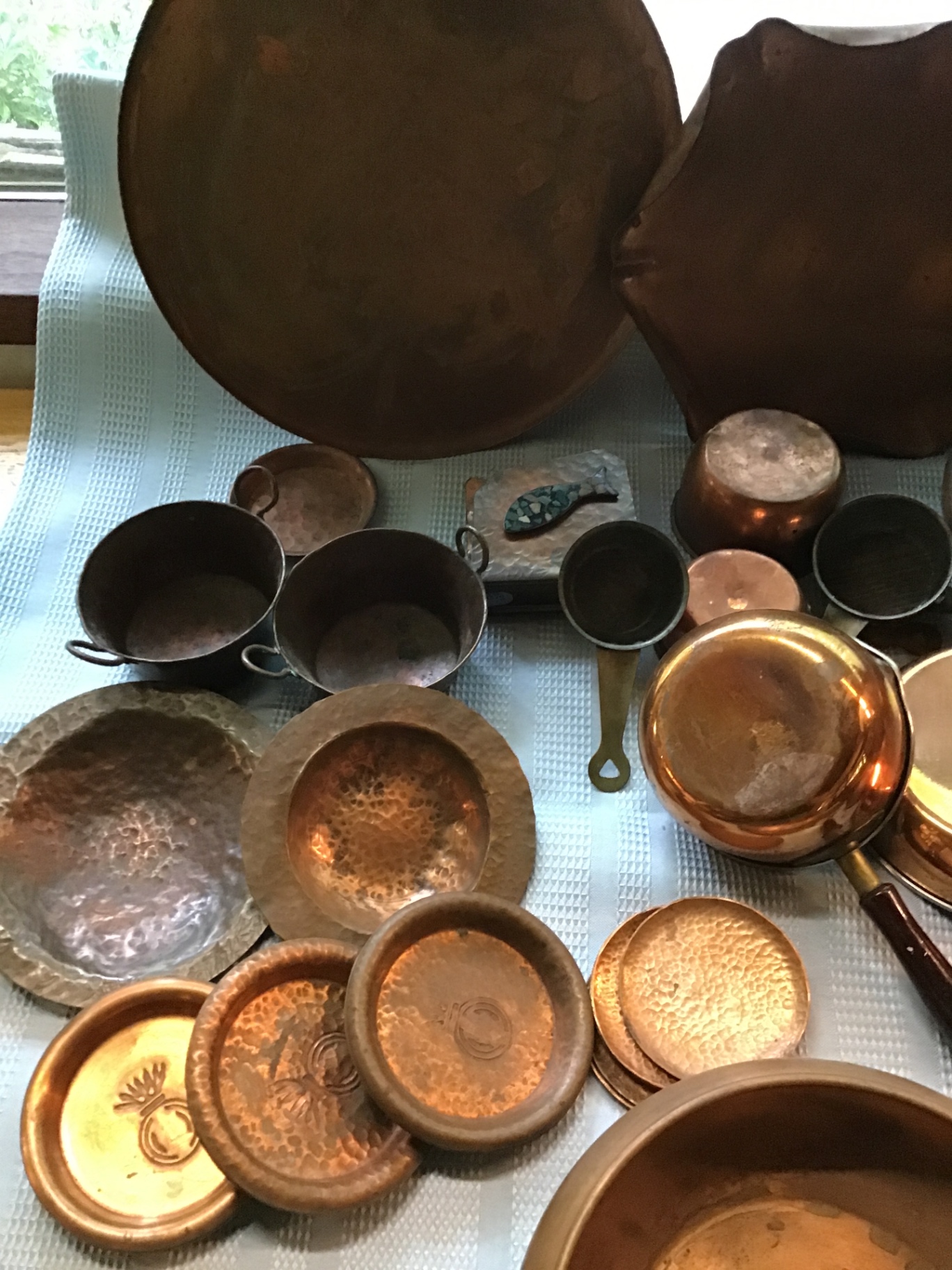 Copper kitchenware assortment - image 3 of 5