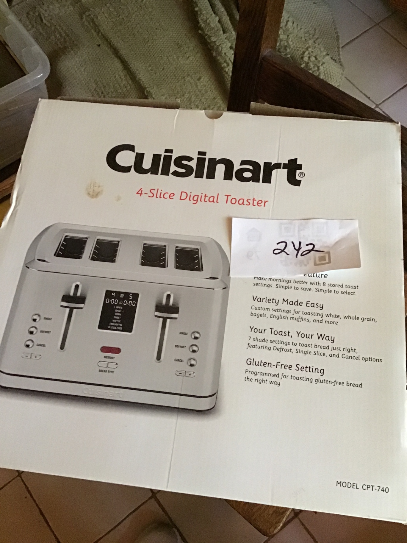 Cuisinart 4-Slice Digital Toaster with Box - image 1 of 3