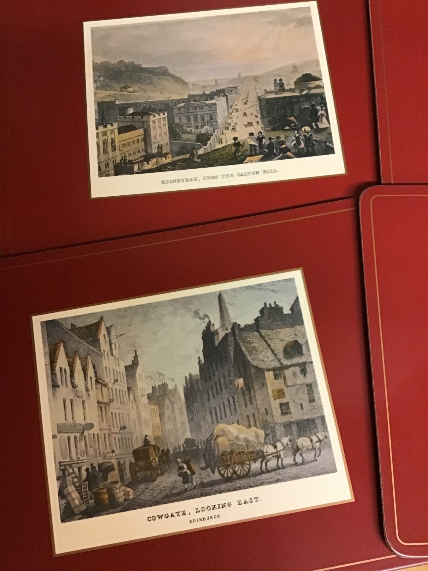 Edinburgh Landmark placemats - image 1 of 3