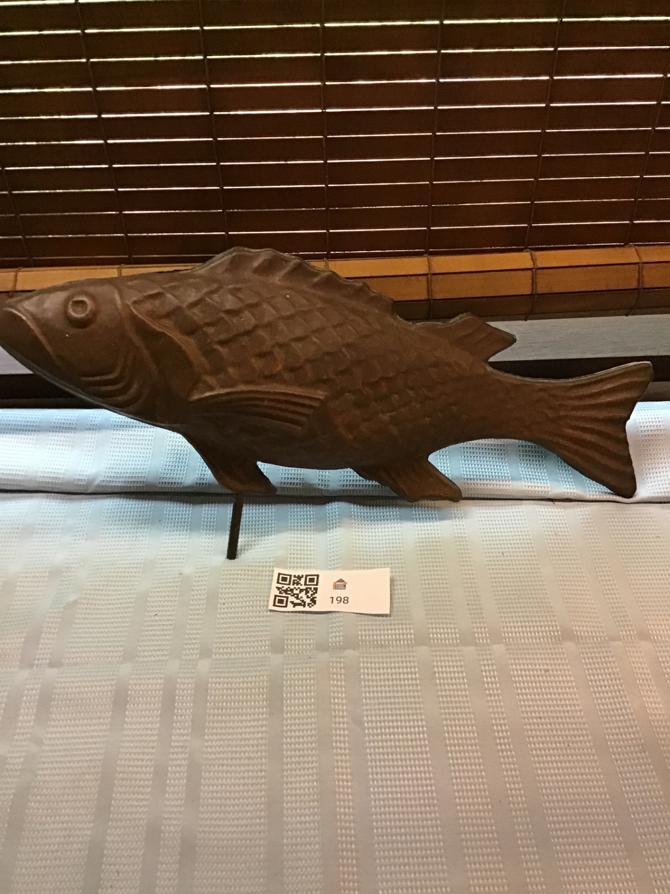 Fish-shaped copper weathervane - approx 3ft - image 1 of 3