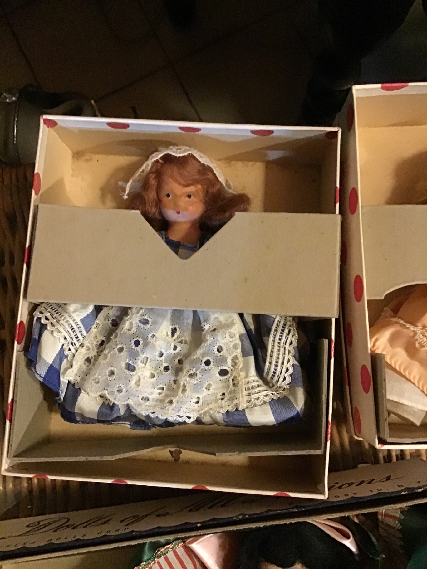 Vintage dolls and dollhouse accessories - image 2 of 4