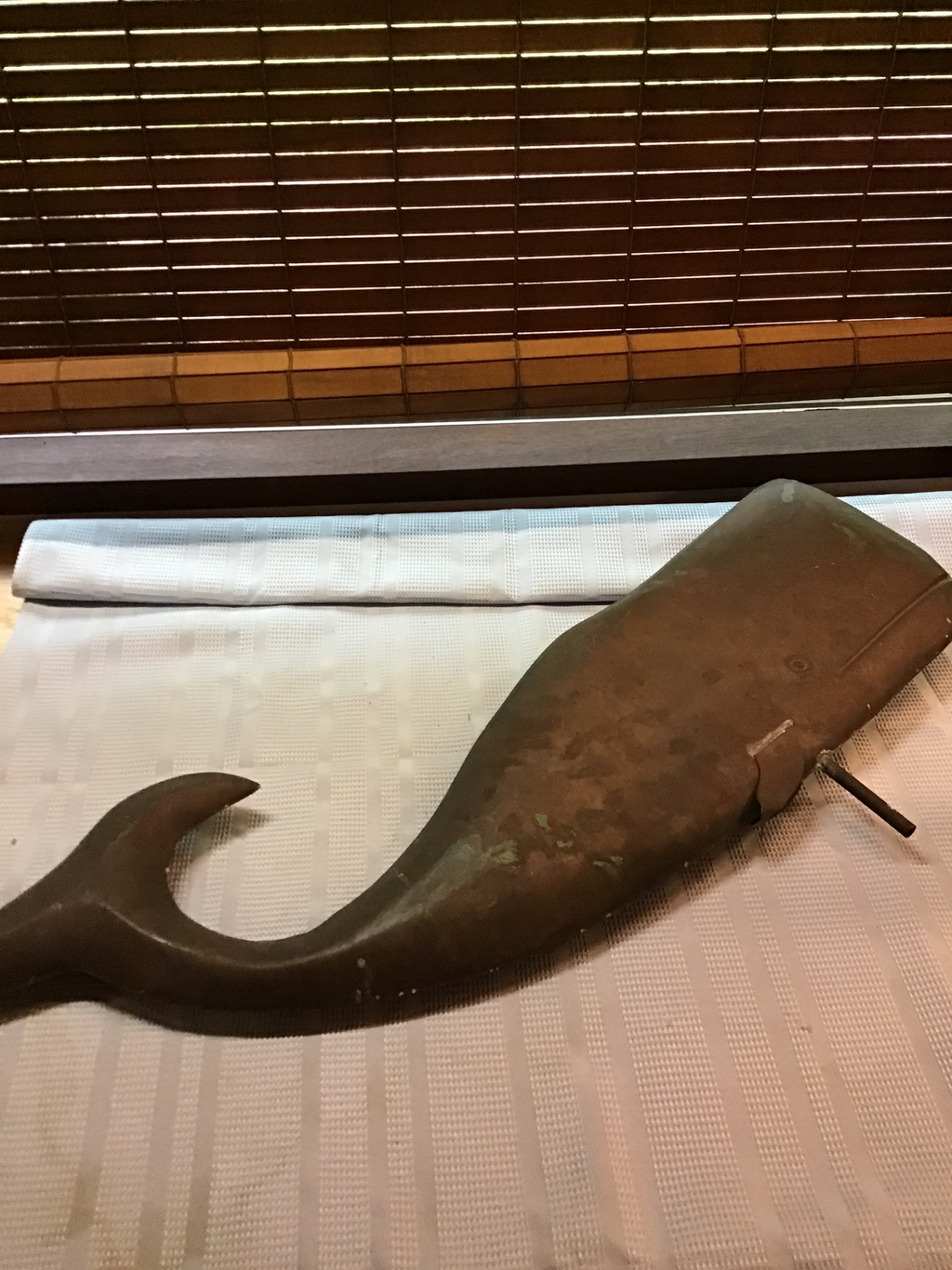 Copper whale weathervane approx 3ft - image 3 of 3