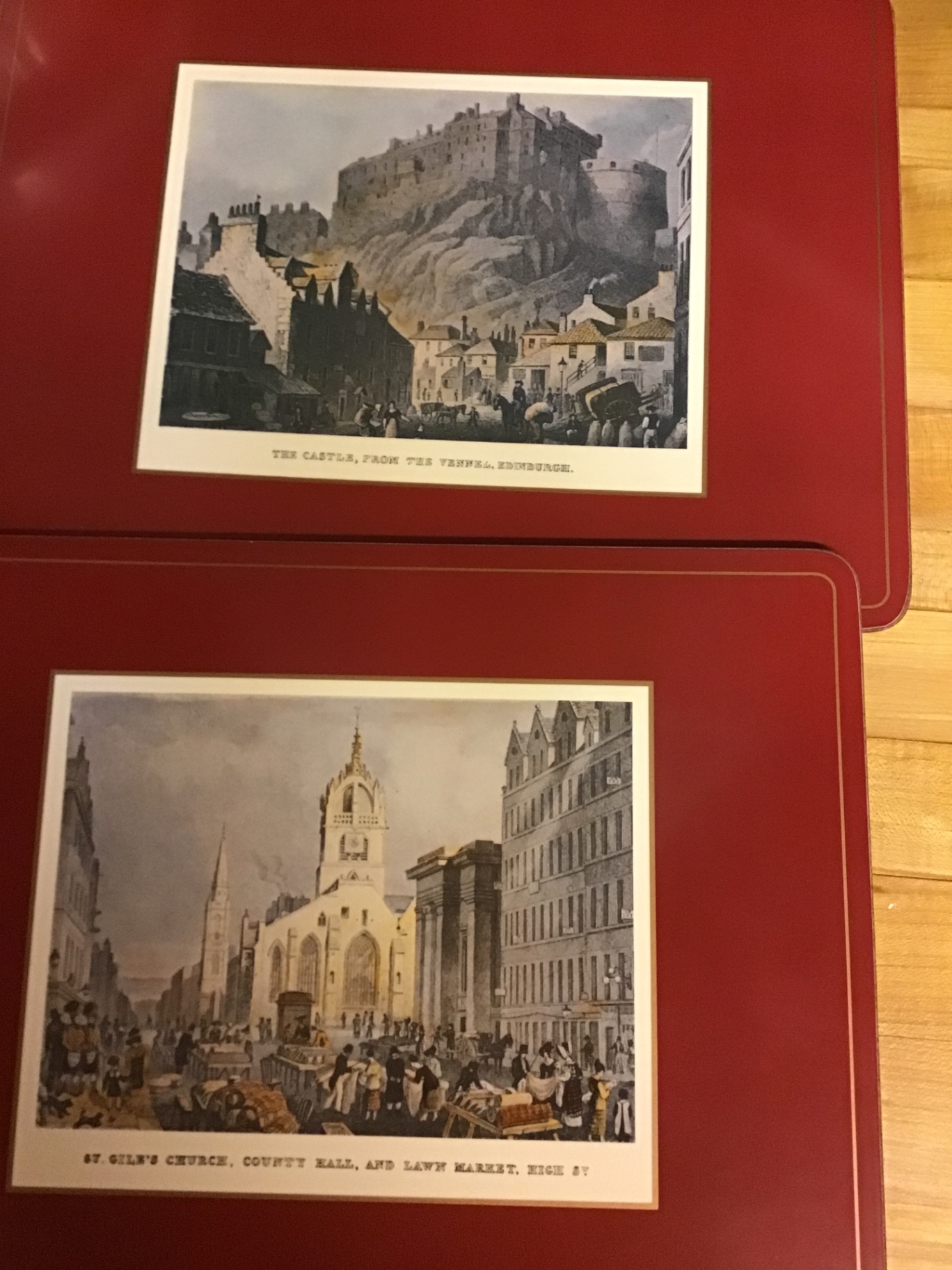 Edinburgh Landmark placemats - image 2 of 3