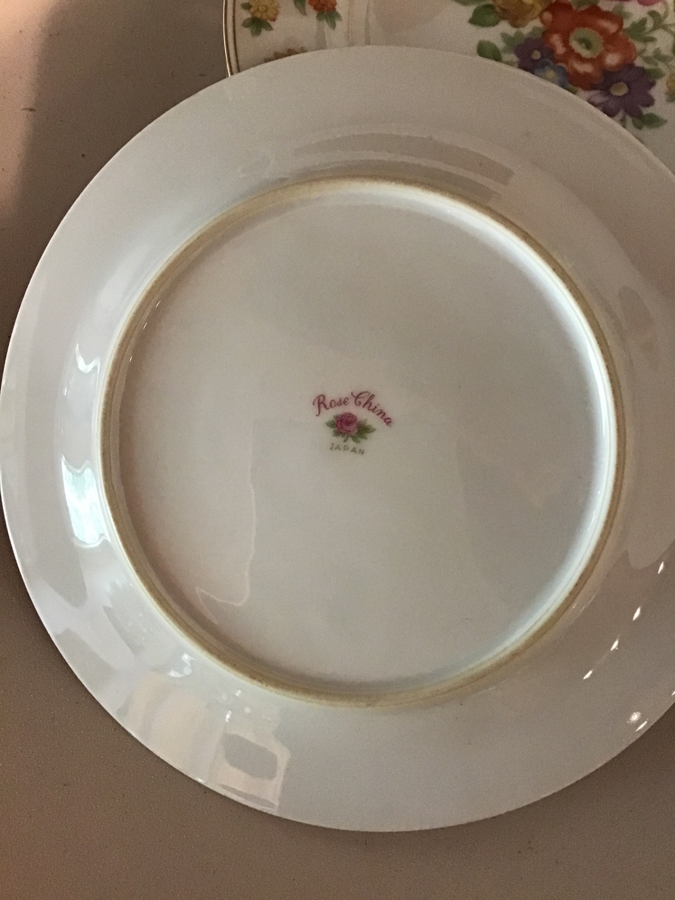 Floral porcelain dinnerware and tea set - image 1 of 3