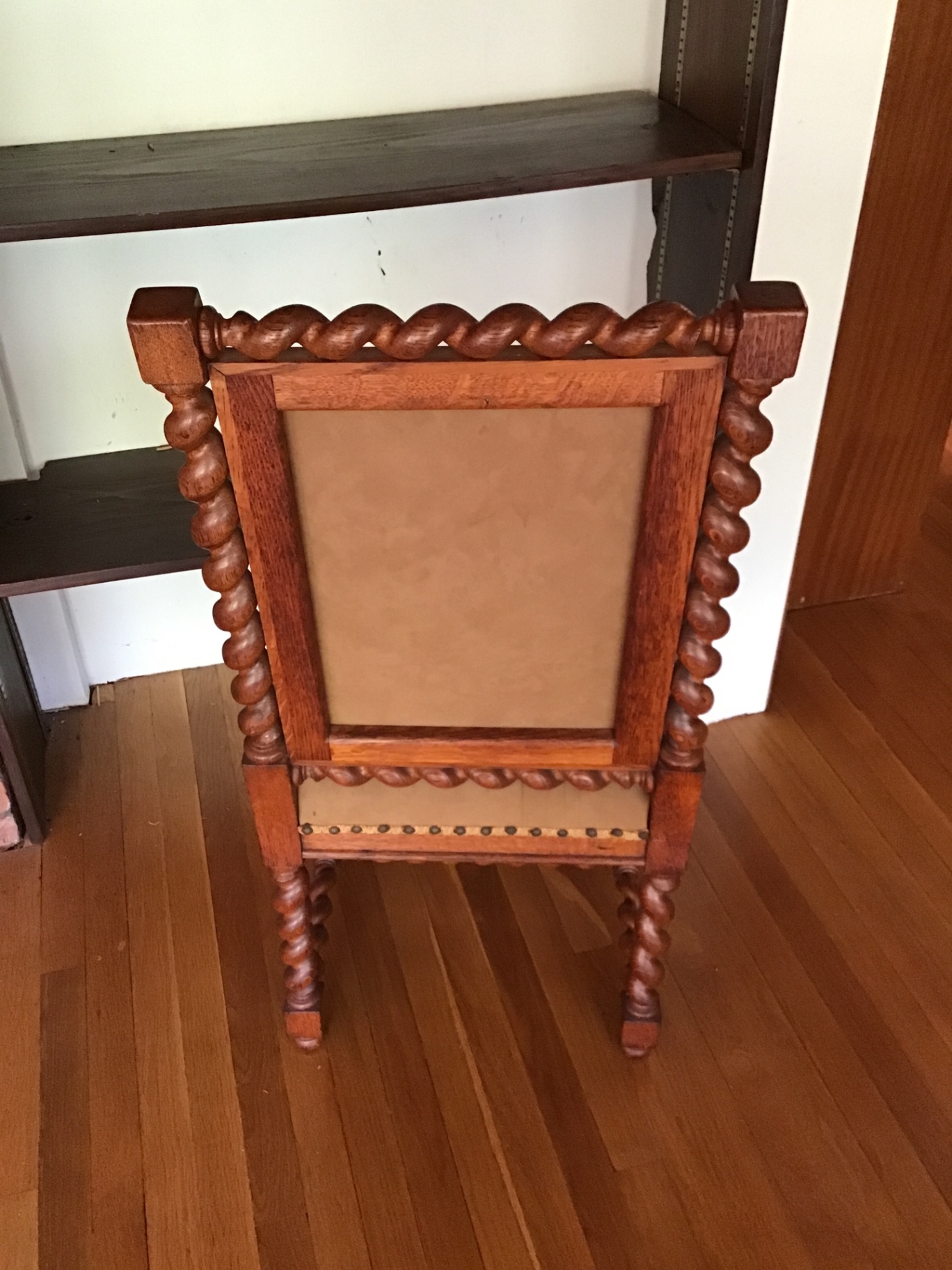 4 Ornate Upholstered Chairs with Twisted Rope Frame $500  minimum bid - image 2 of 2