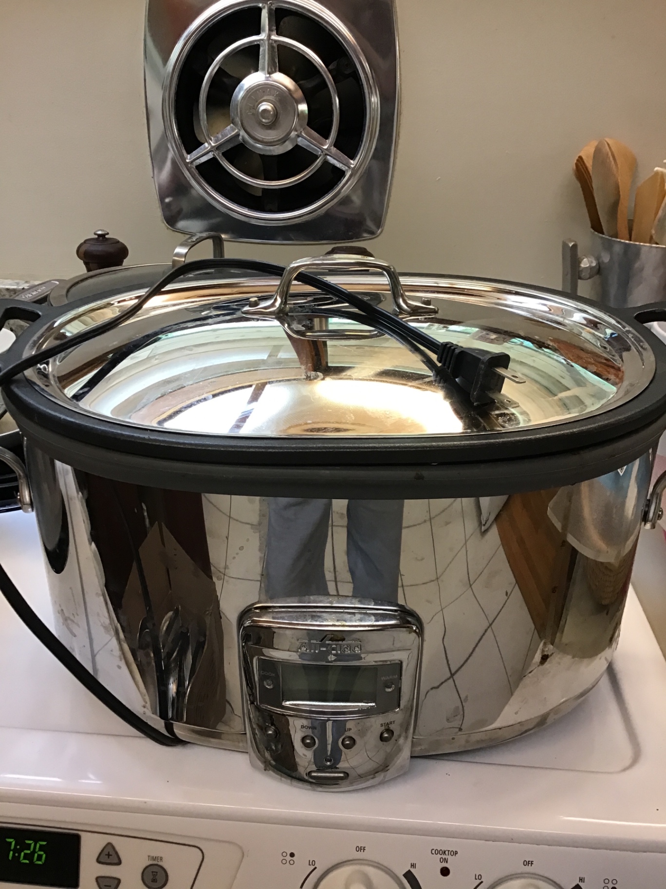 All-Clad Stainless steel electric multi-cooker with glass lid - image 1 of 3