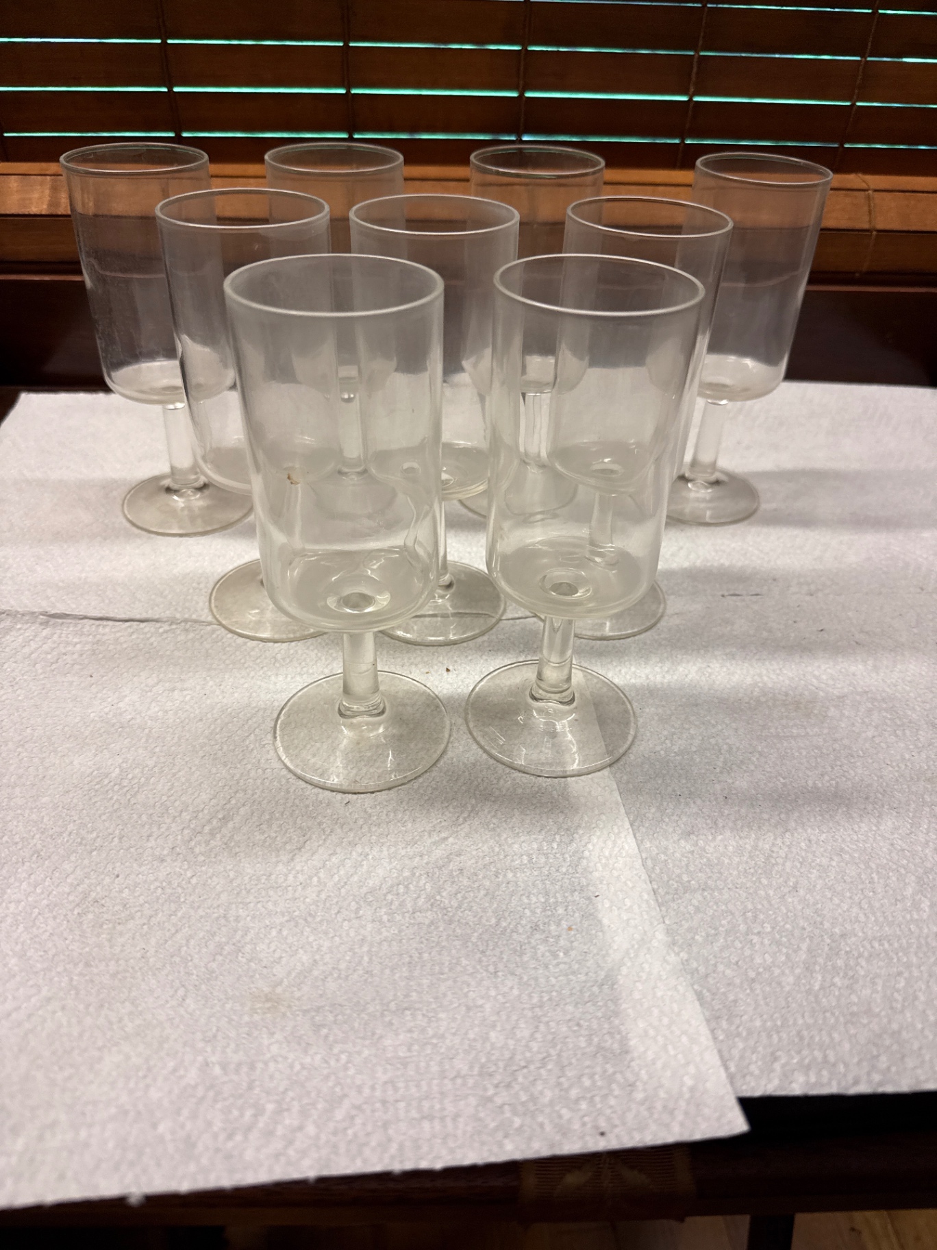 Set of Clear Glass Champagne Flutes - image 1 of 2