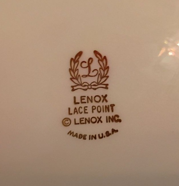 Lenox Lace Point Serving Platter and Casserole Dish - image 3 of 4