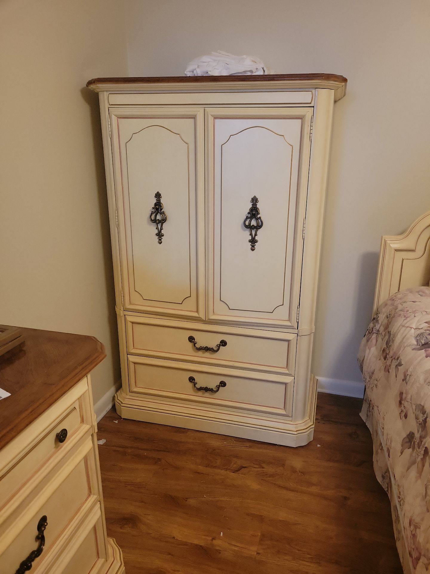 Stanley Furniture Cream Armoire Cabinet - image 2 of 9