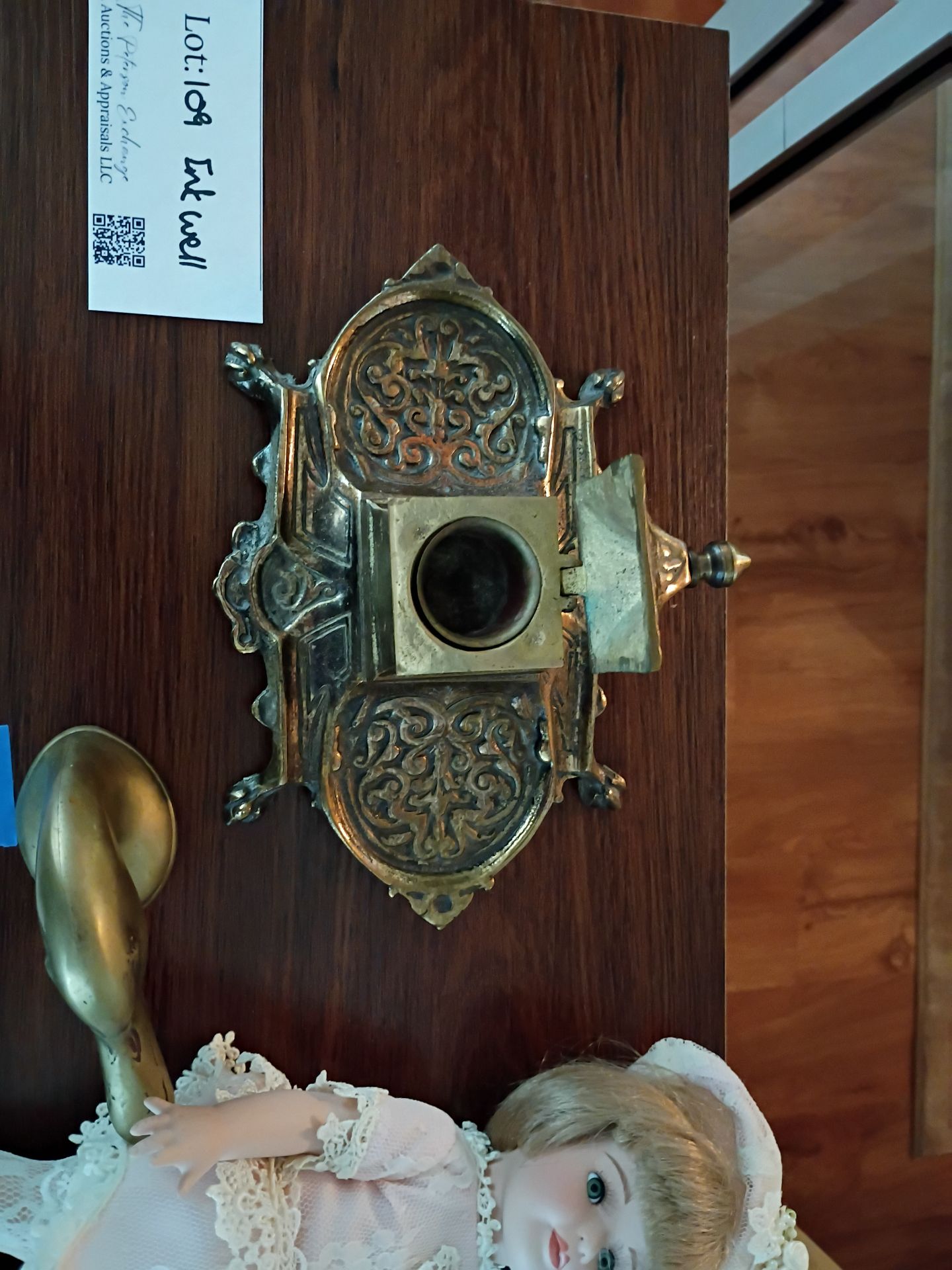 Decorative Metal Inkwell - image 2 of 3