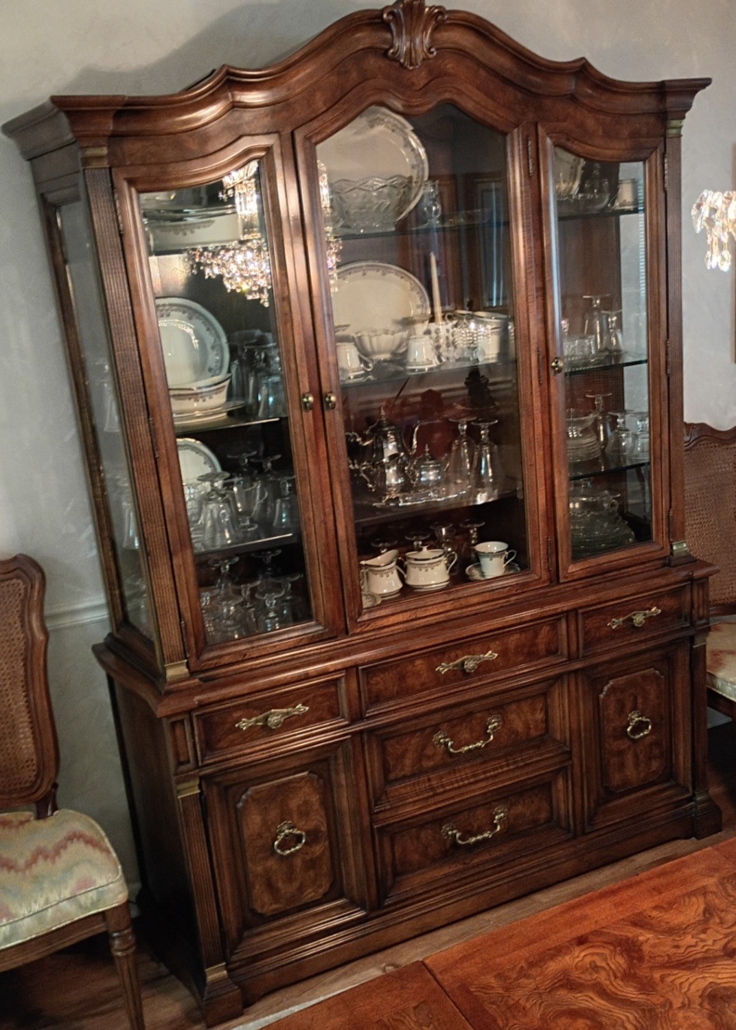 White Furniture Co. China Hutch Cabinet - image 1 of 8