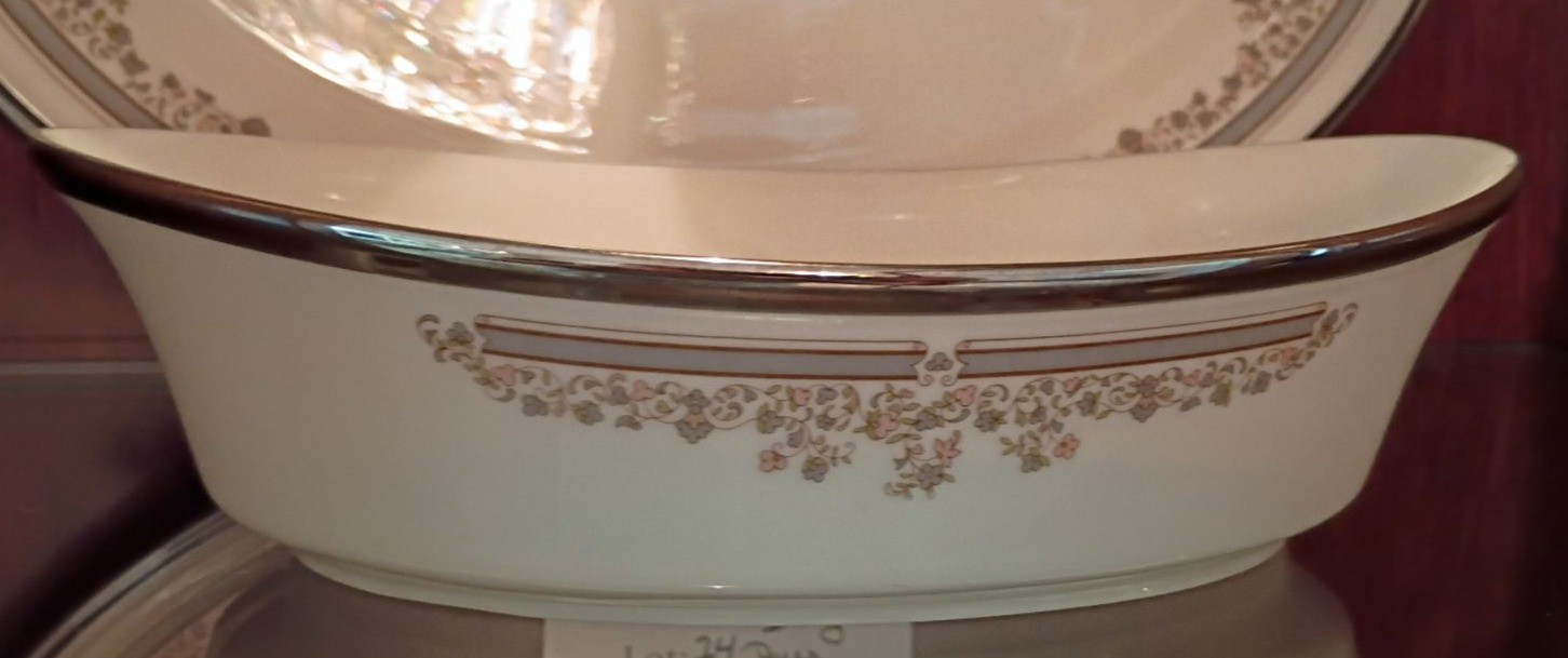 Lenox Lace Point Serving Platter and Casserole Dish - image 2 of 4