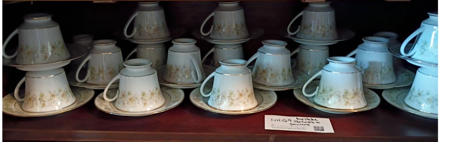 Noritake Contemporary Andorra Tea Cups and Saucers Set - image 1 of 6