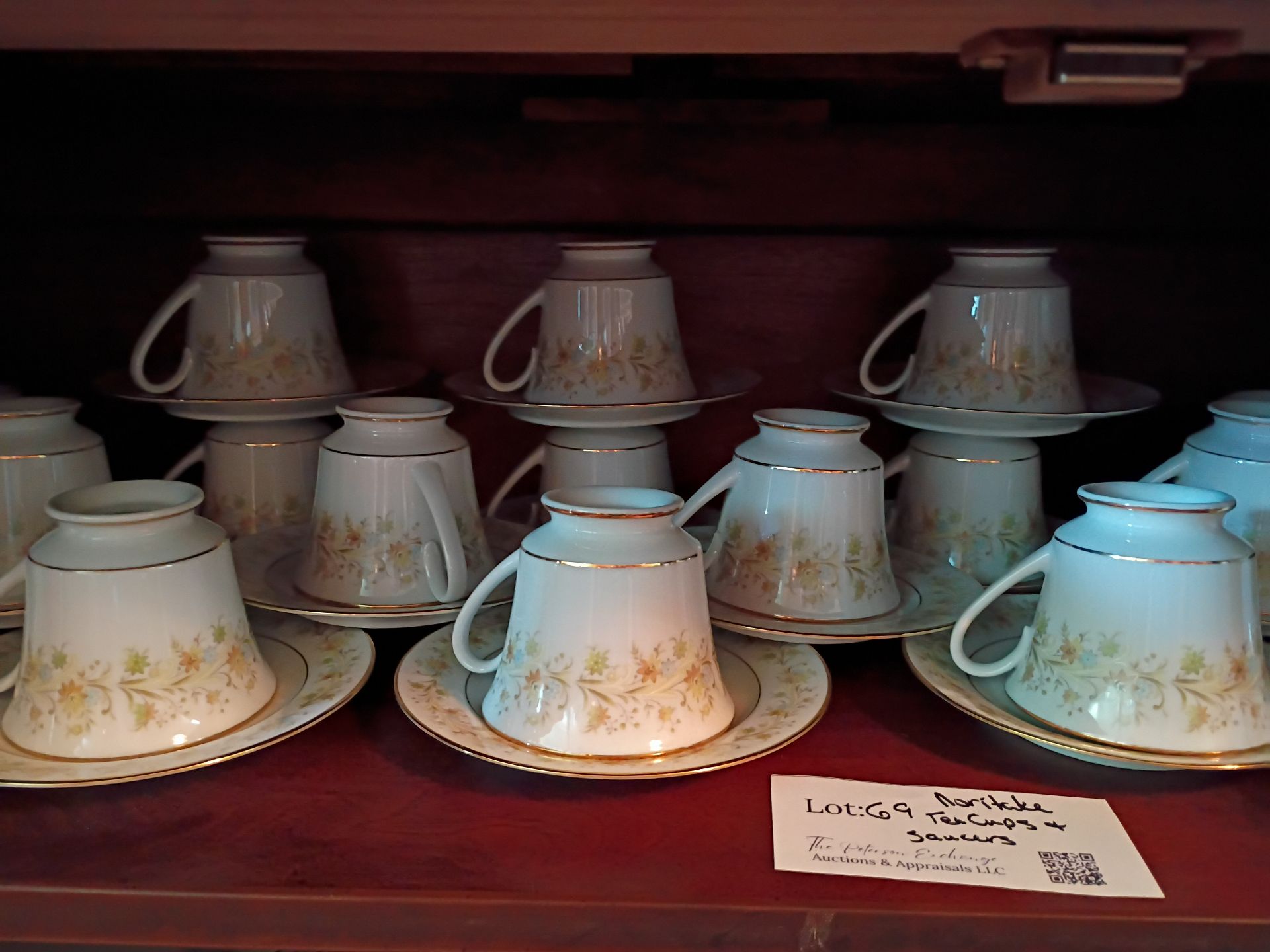 Noritake Contemporary Andorra Tea Cups and Saucers Set - image 3 of 6