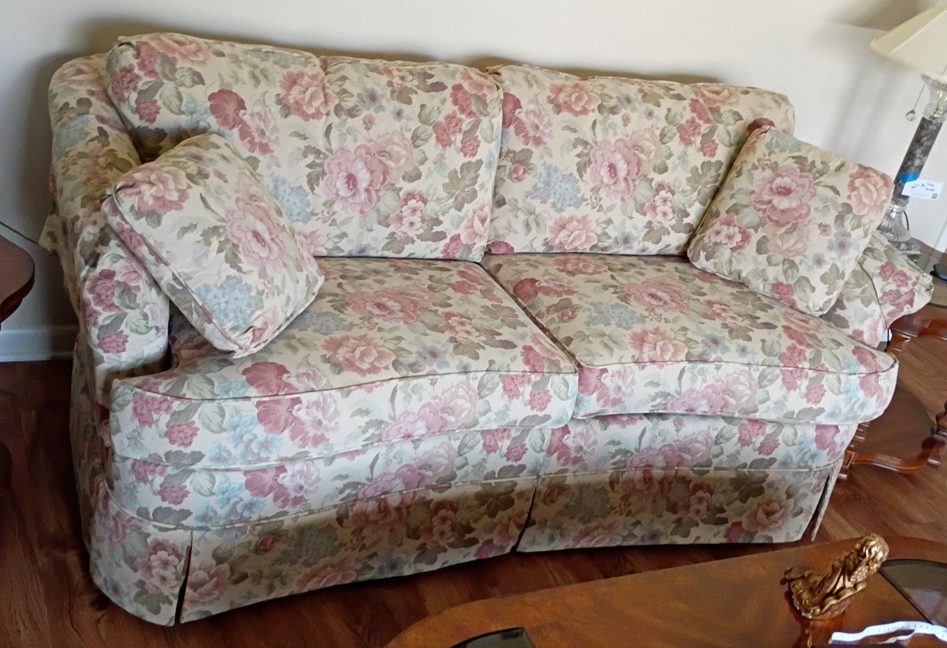 Thomasville Floral Upholstered Loveseat - image 1 of 5