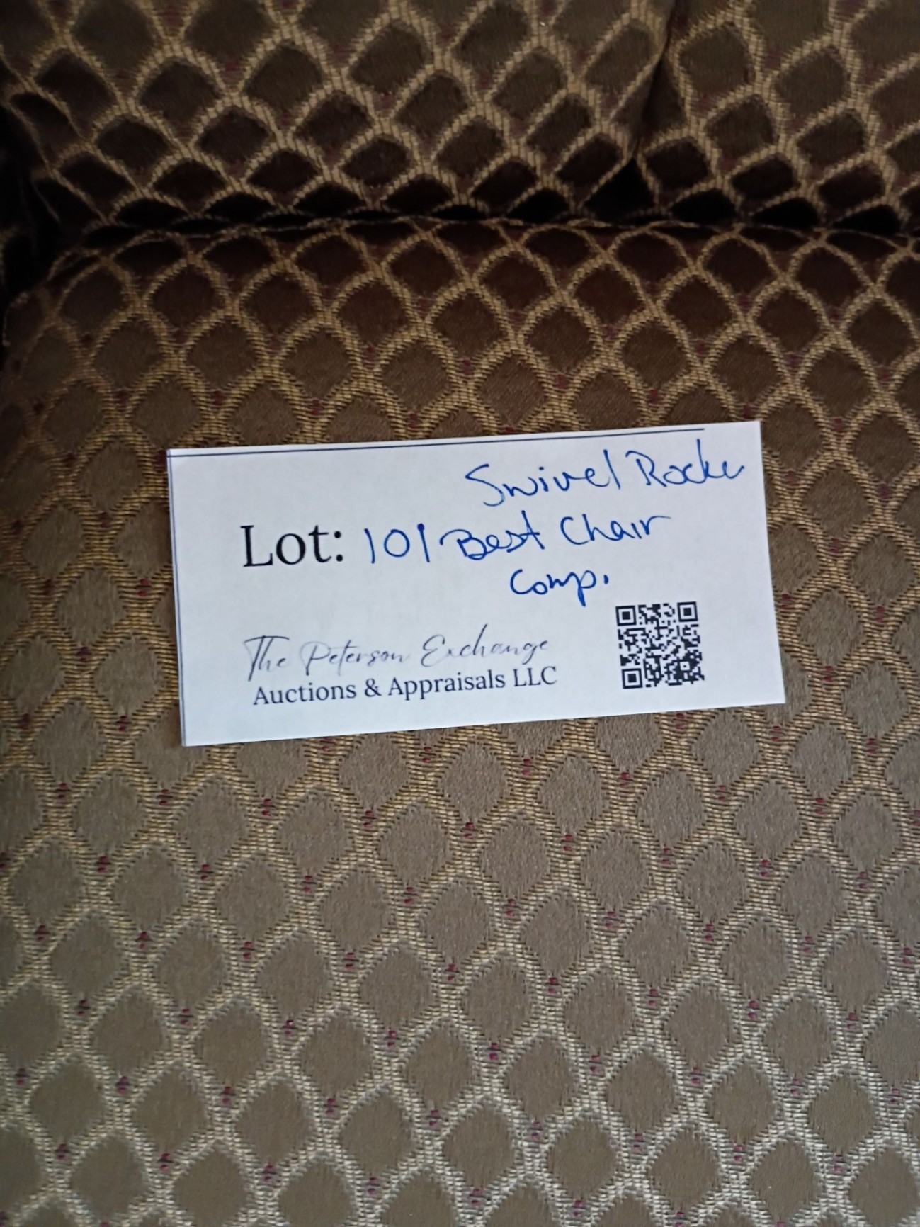 Tufted Swivel Rocking Armchair - image 4 of 4