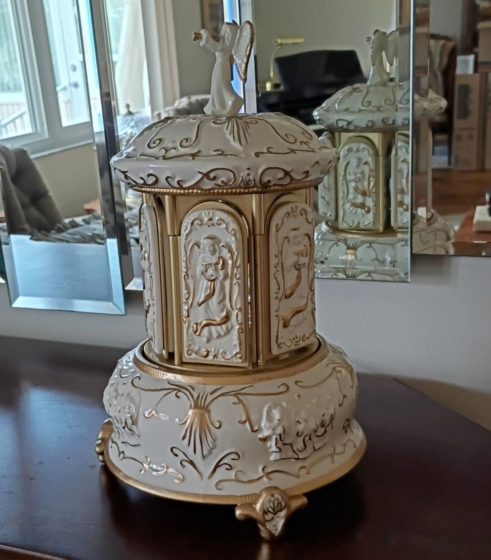 Mr. Christmas Angel Carousel Musical Decoration - image 2 of 5
