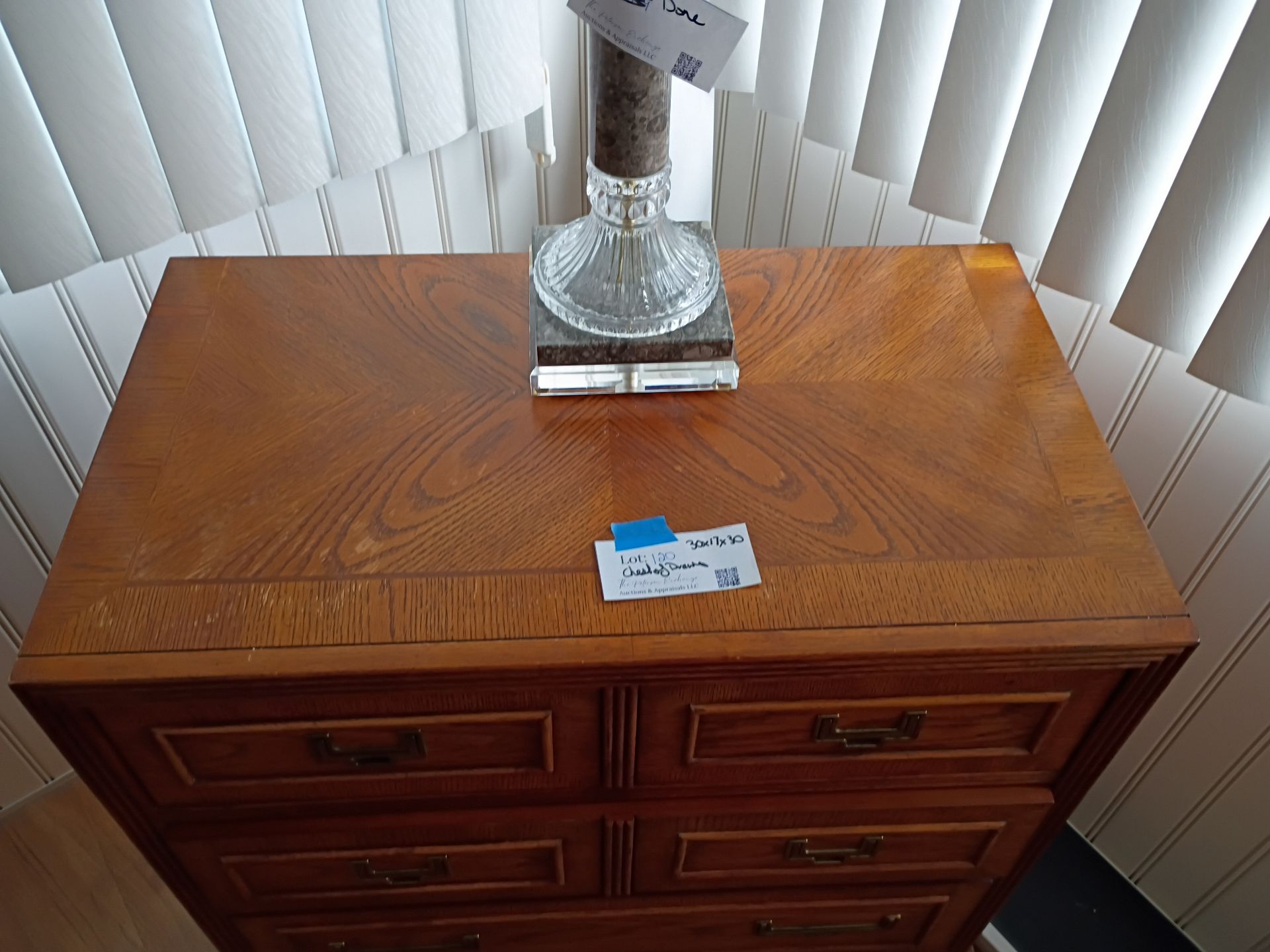 Wooden three-Drawer Chest - image 3 of 11