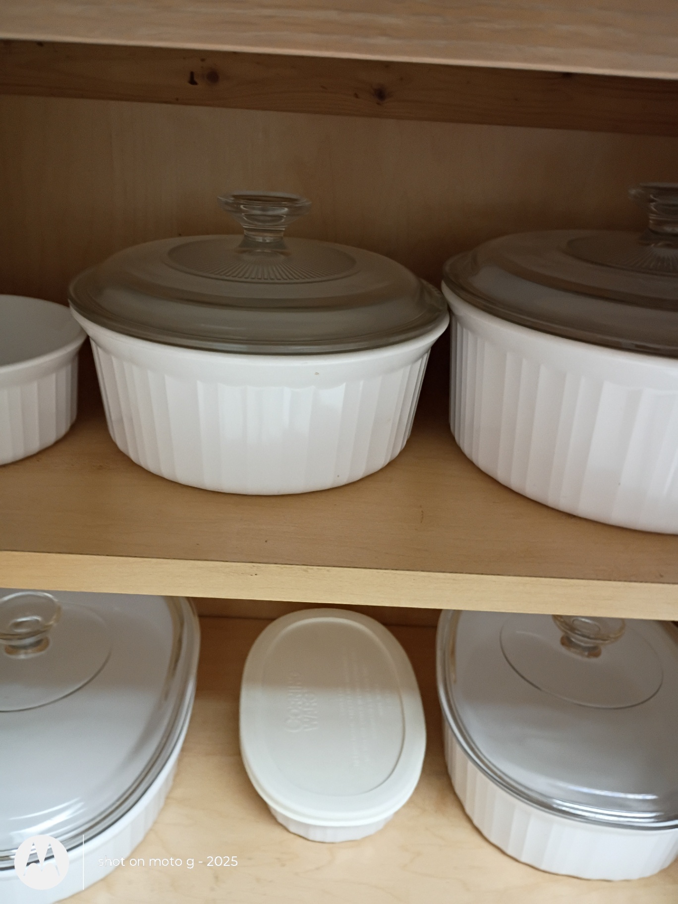 CorningWare White Baking Dish Set with Glass Lids - image 4 of 5