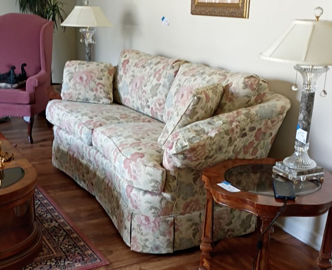 Thomasville Floral Upholstered Loveseat - image 3 of 5