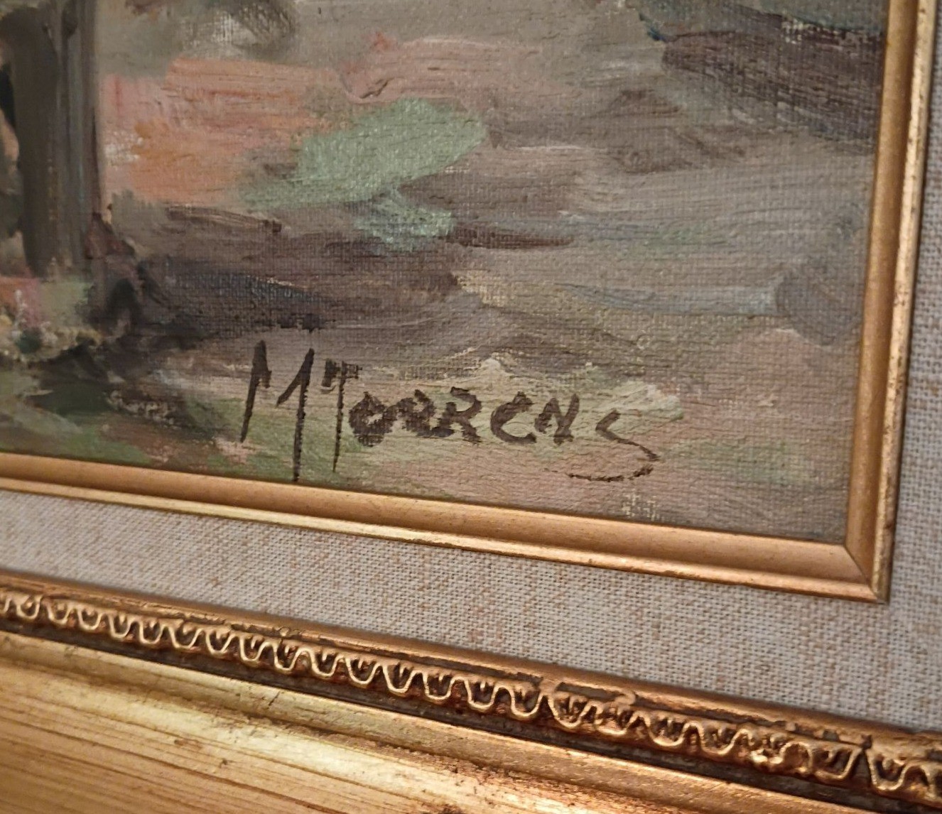 Framed Oil Painting by M. Torrens - image 6 of 10